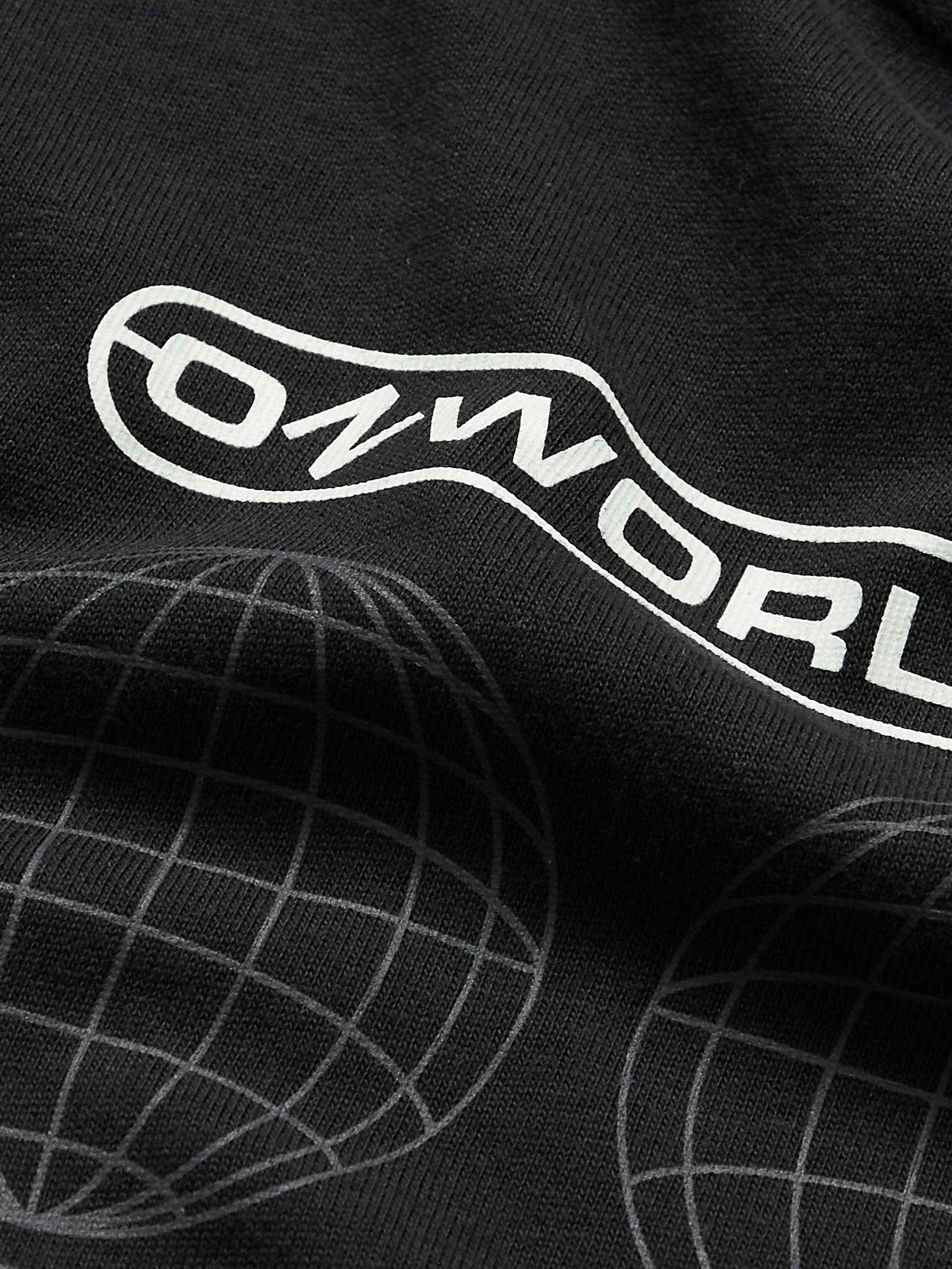 ADIDAS ORIGINALS Ozworld Logo-Embroidered Cotton-Jersey T-Shirt