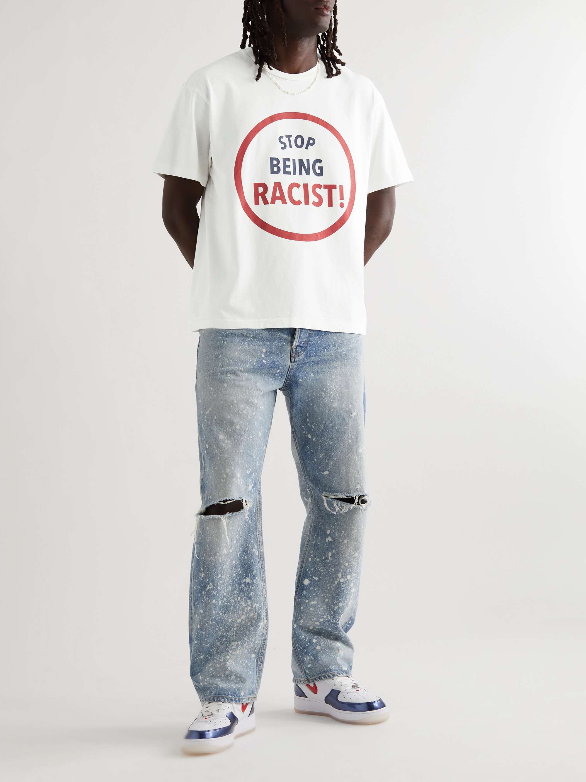 GALLERY DEPT. Printed Cotton-Jersey T-Shirt