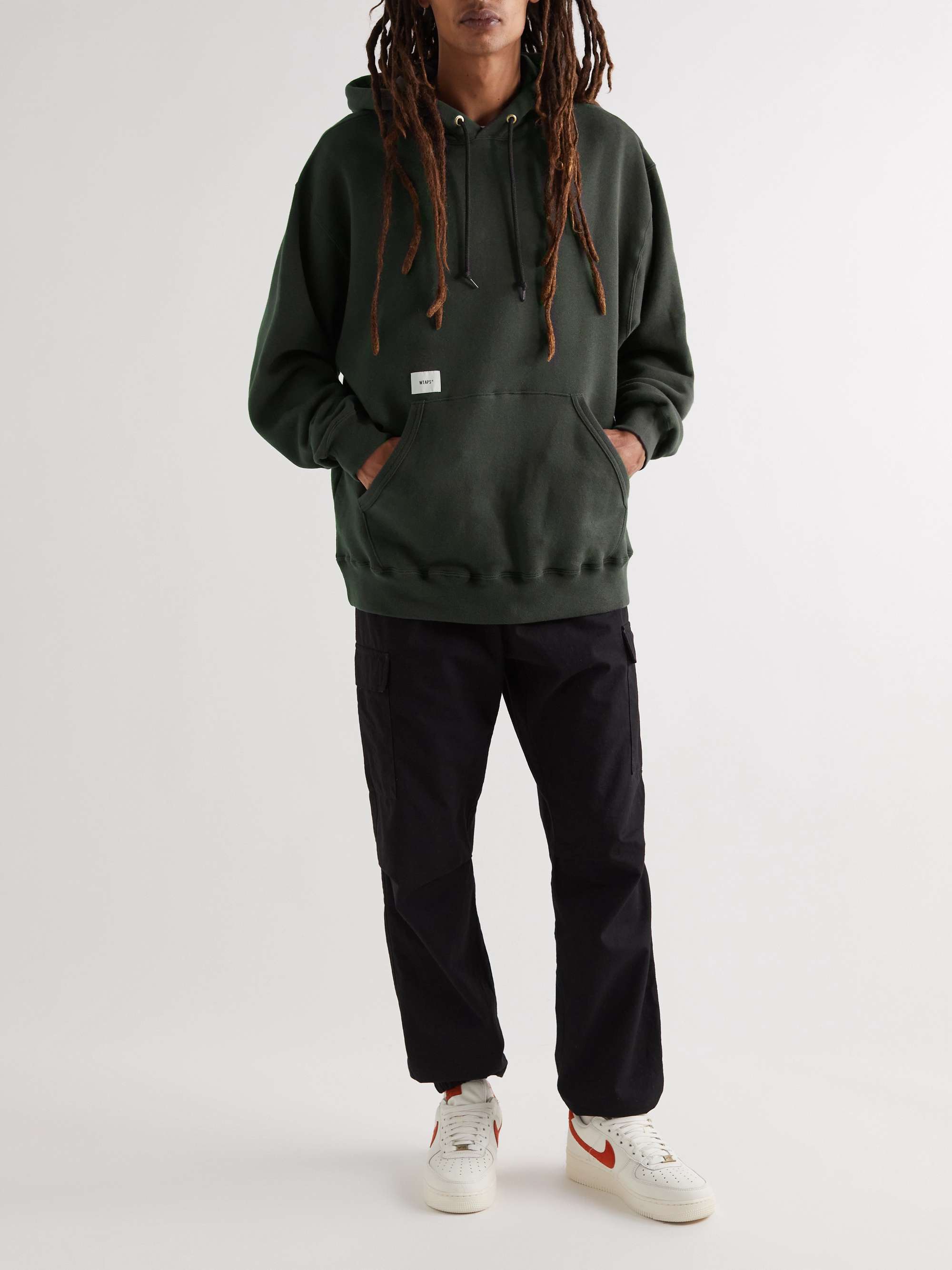 wtaps BLANK HOODED 01 バーガンディ　L パーカー