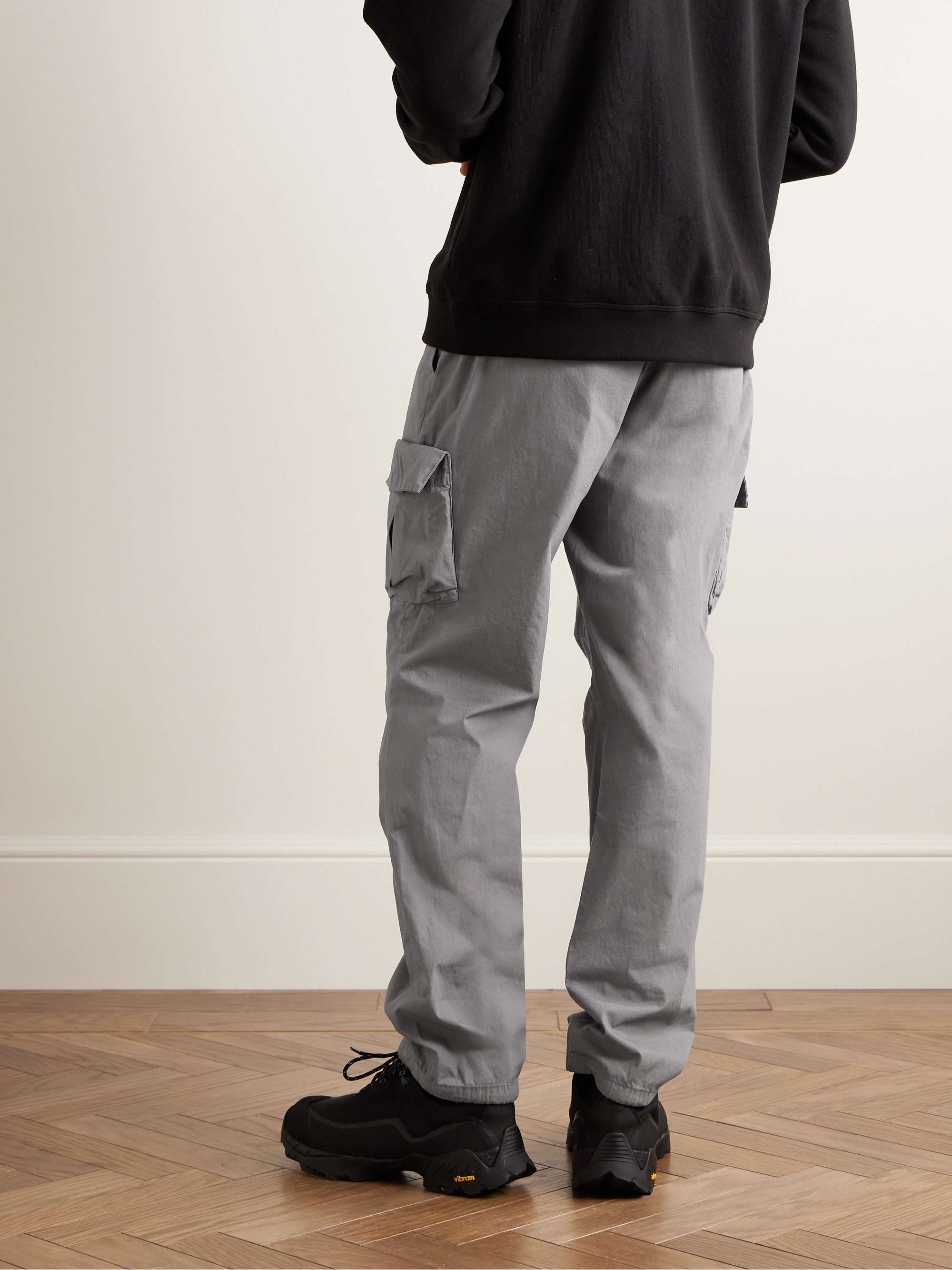 JOHN ELLIOTT Straight-Leg Cotton-Poplin Cargo Trousers