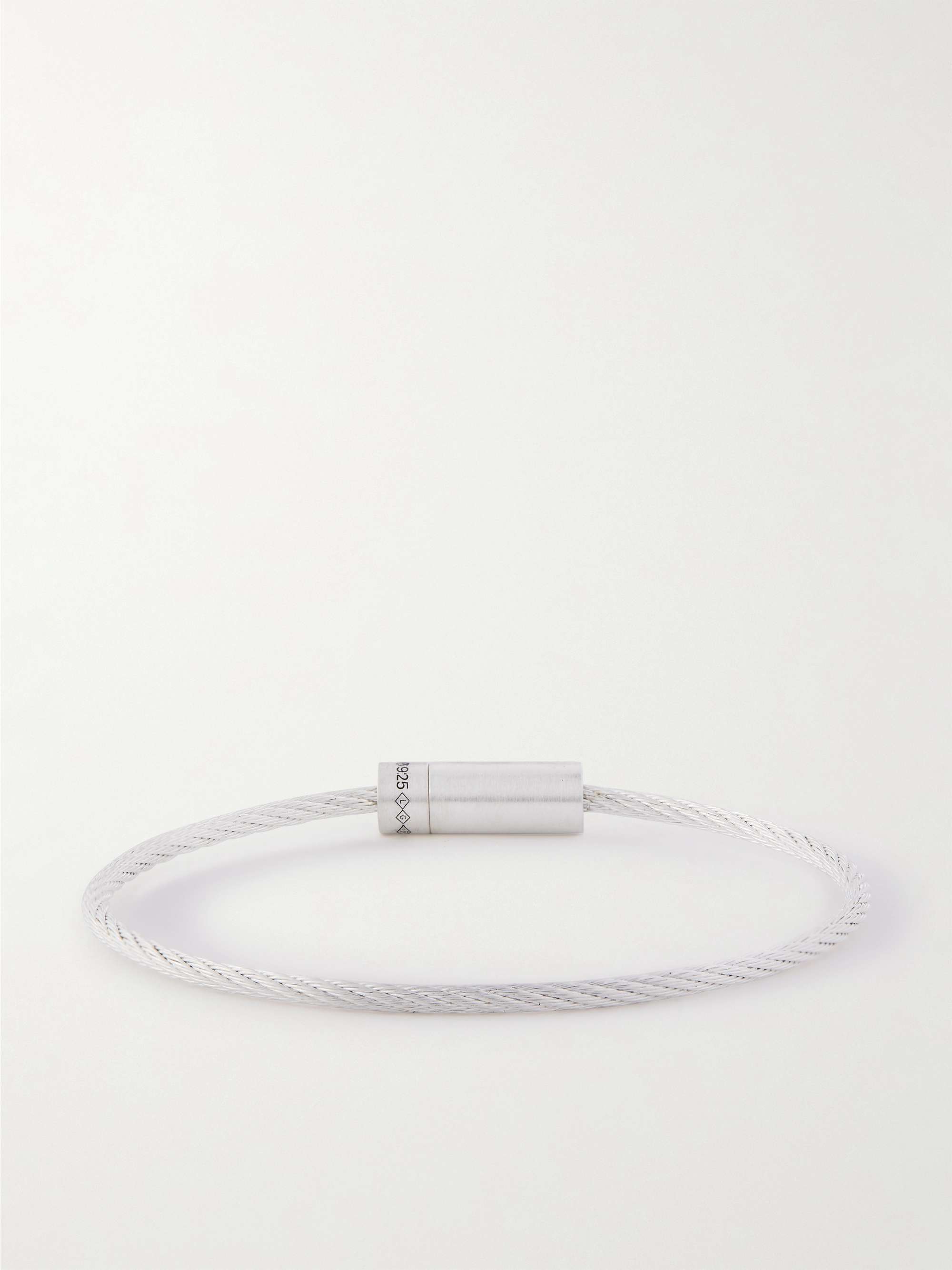 LE GRAMME Le Câble 9 Brushed Sterling Silver Bracelet