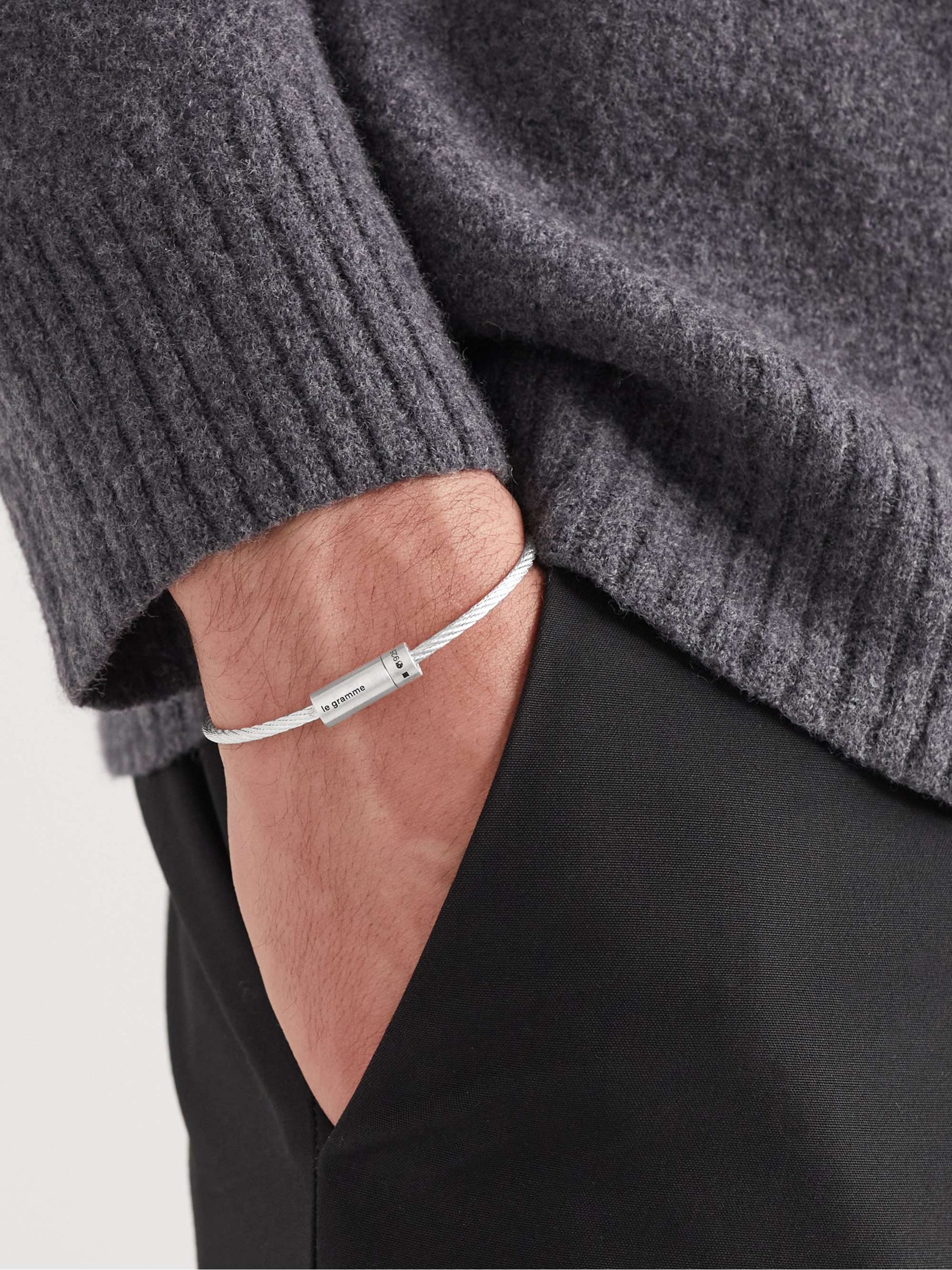 Le Gramme Le 9 Grammes Double Cable Bracelet  Farfetch