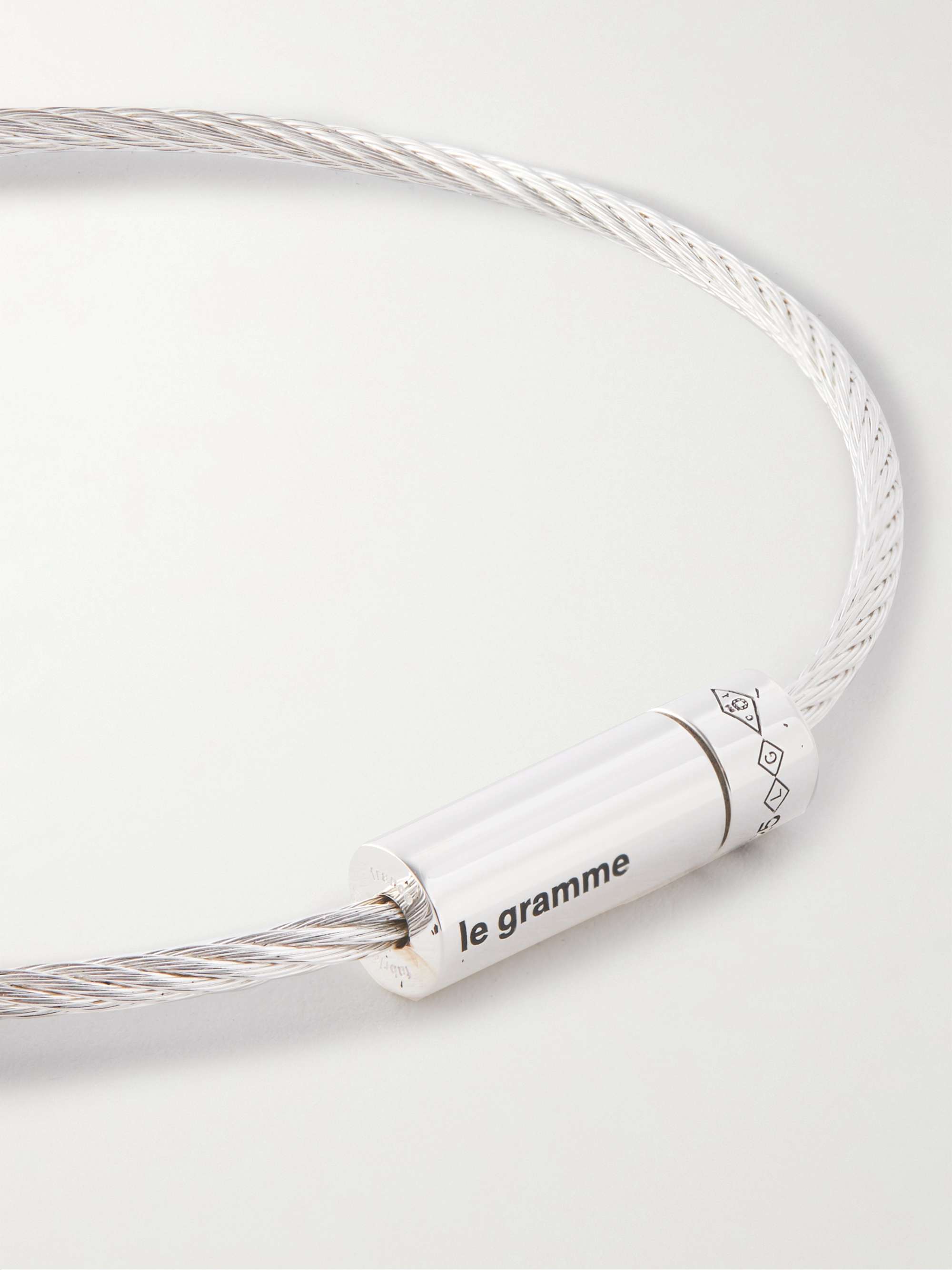 LE GRAMME 7g Polished Sterling Silver Bracelet