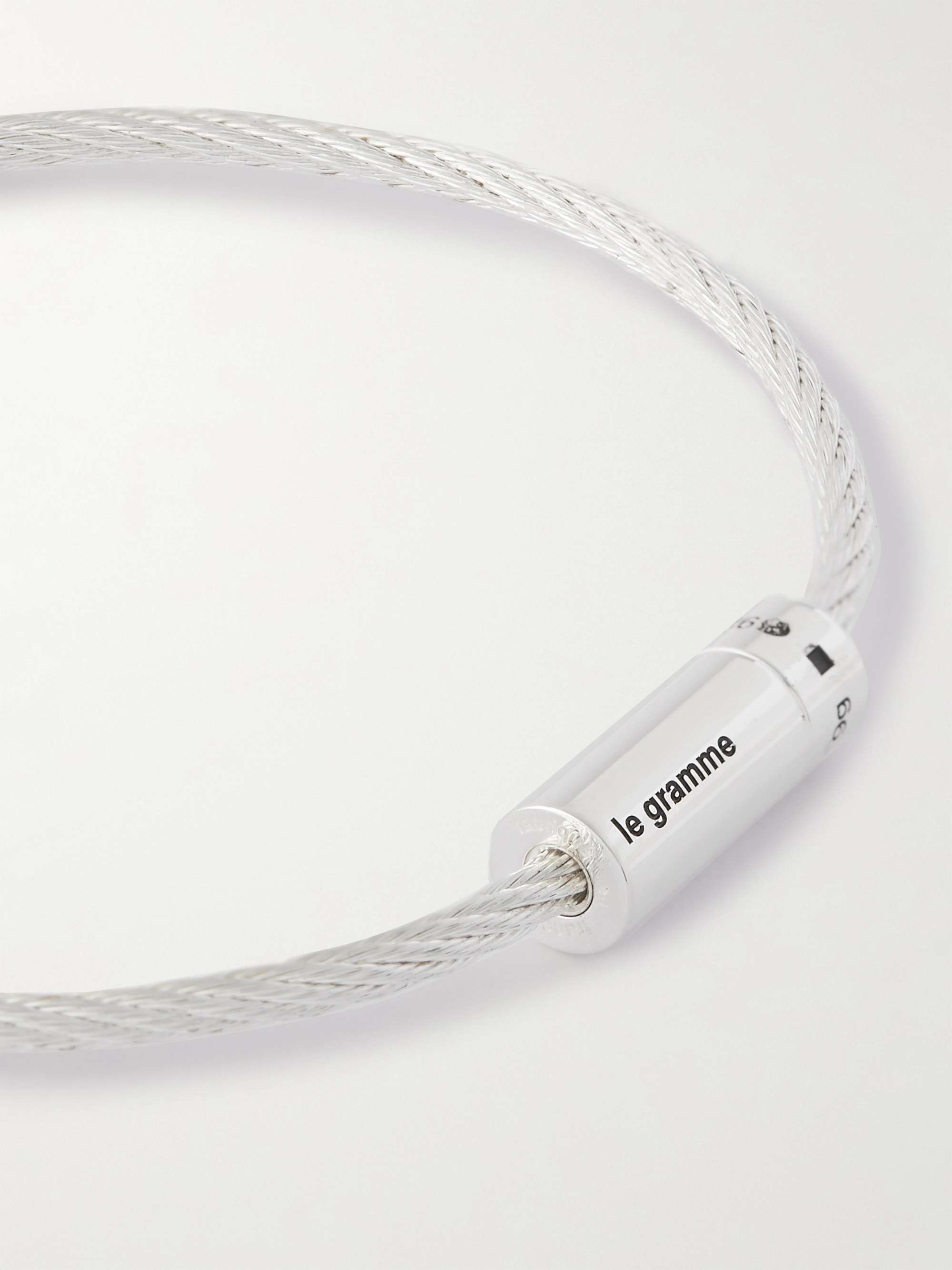 LE GRAMME 9g Polished Sterling Silver Bracelet
