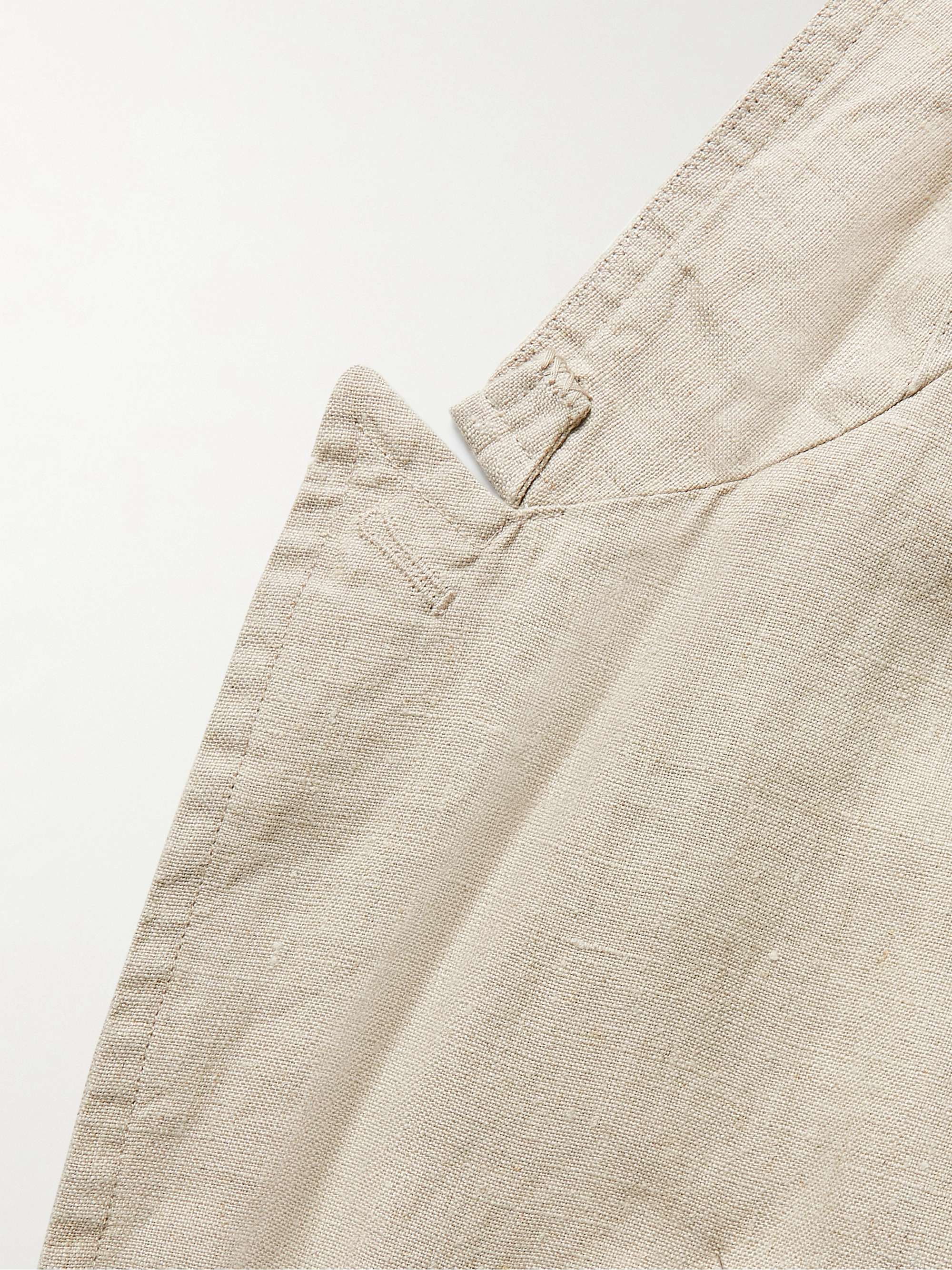ALEX MILL Mercer Unstructured Garment-Dyed Linen Blazer