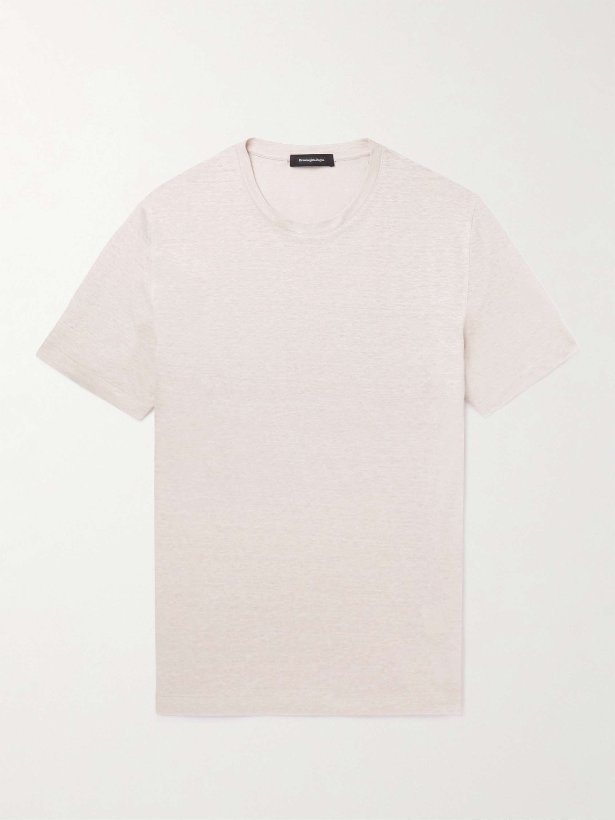 white linen t shirt