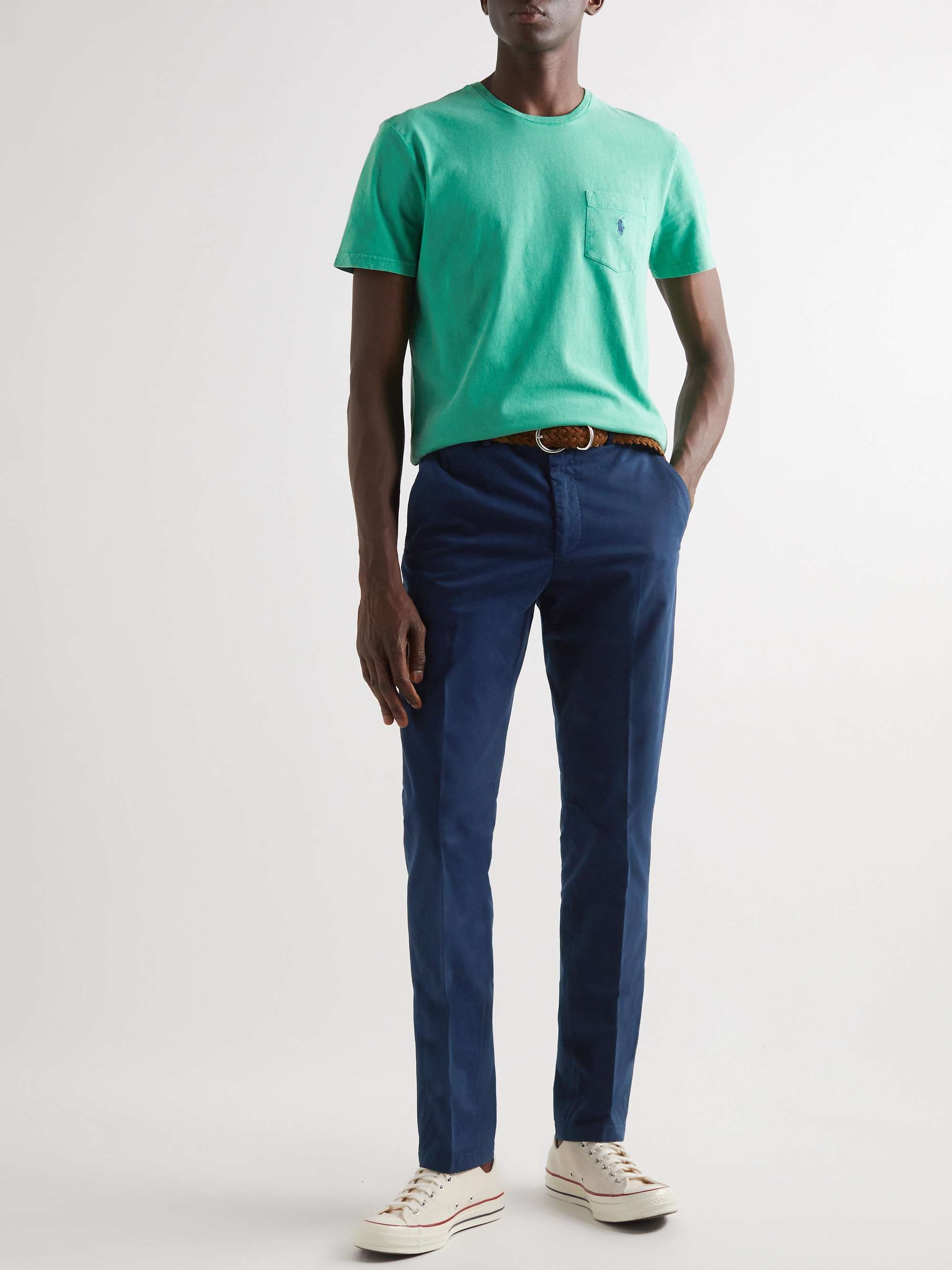 POLO RALPH LAUREN Straight-Leg Stretch-Cotton Twill Suit Trousers