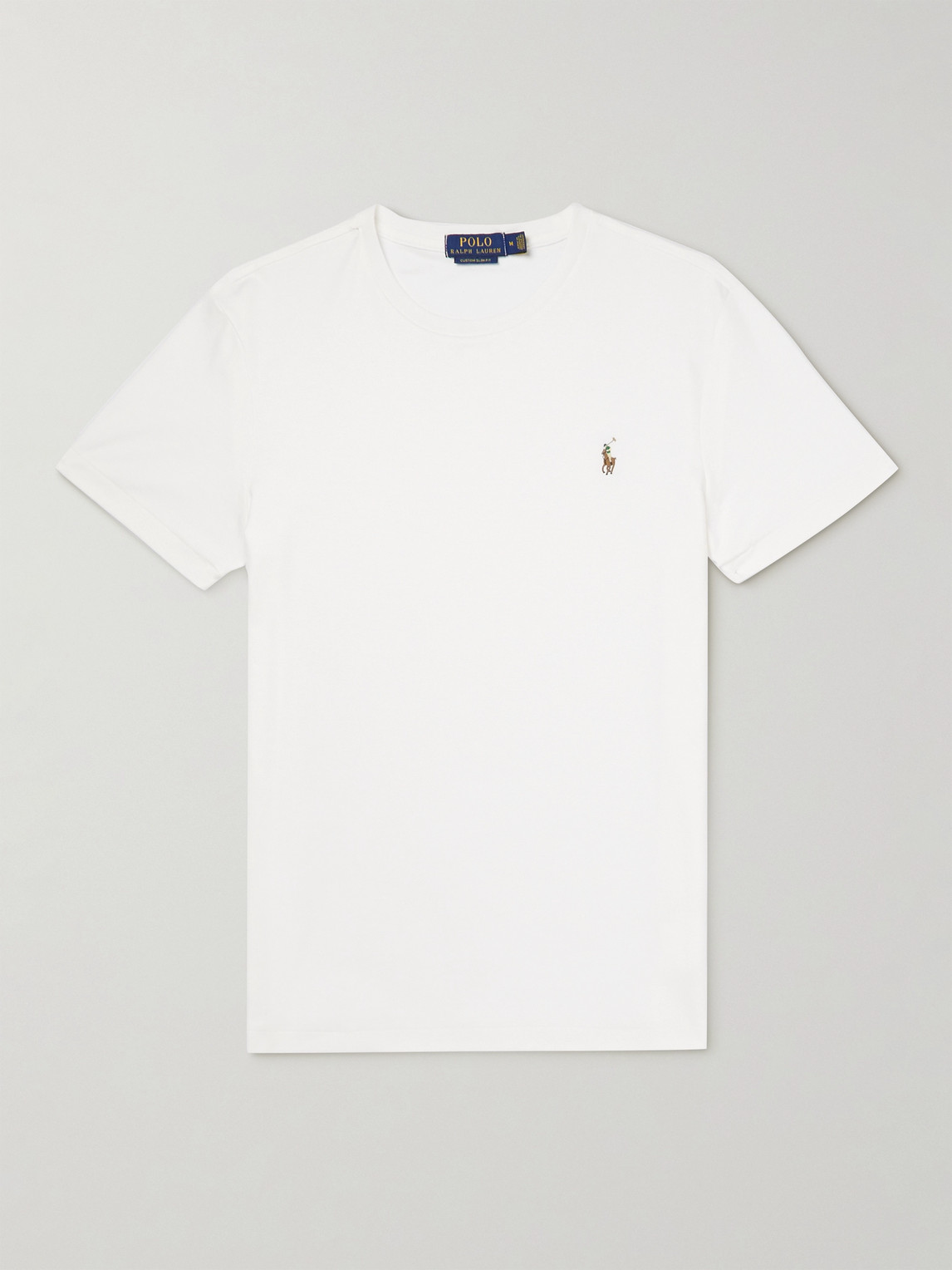 Logo-Embroidered Cotton-Jersey T-Shirt