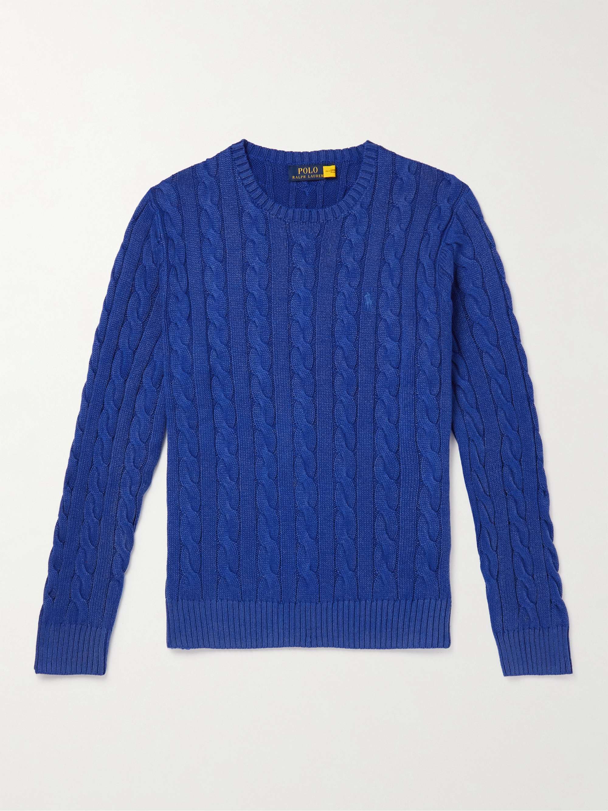 POLO RALPH LAUREN Cable-Knit Cotton Sweater