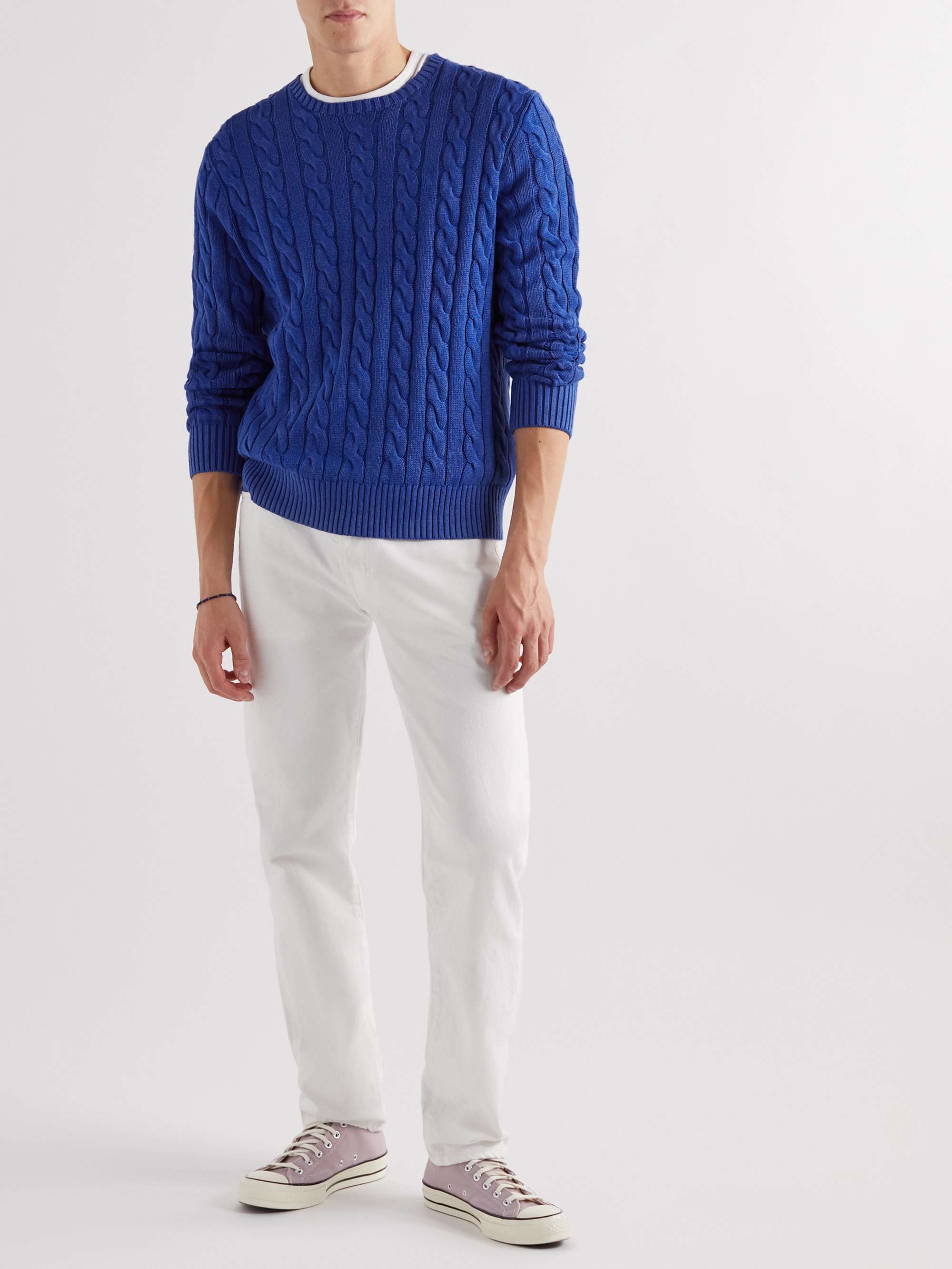 POLO RALPH LAUREN Cable-Knit Cotton Sweater