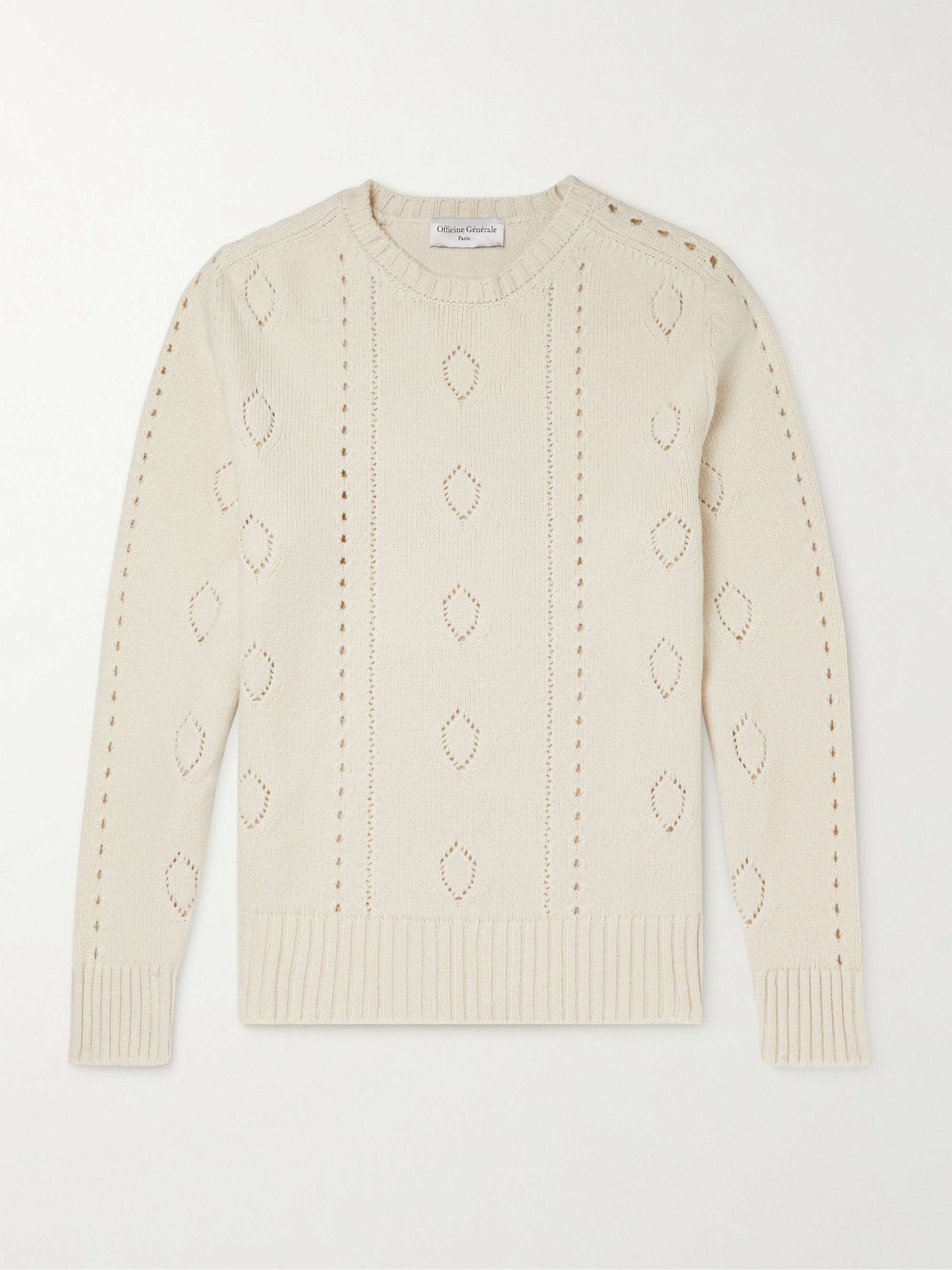 OFFICINE GÉNÉRALE Marco Pointelle-Knit Sweater