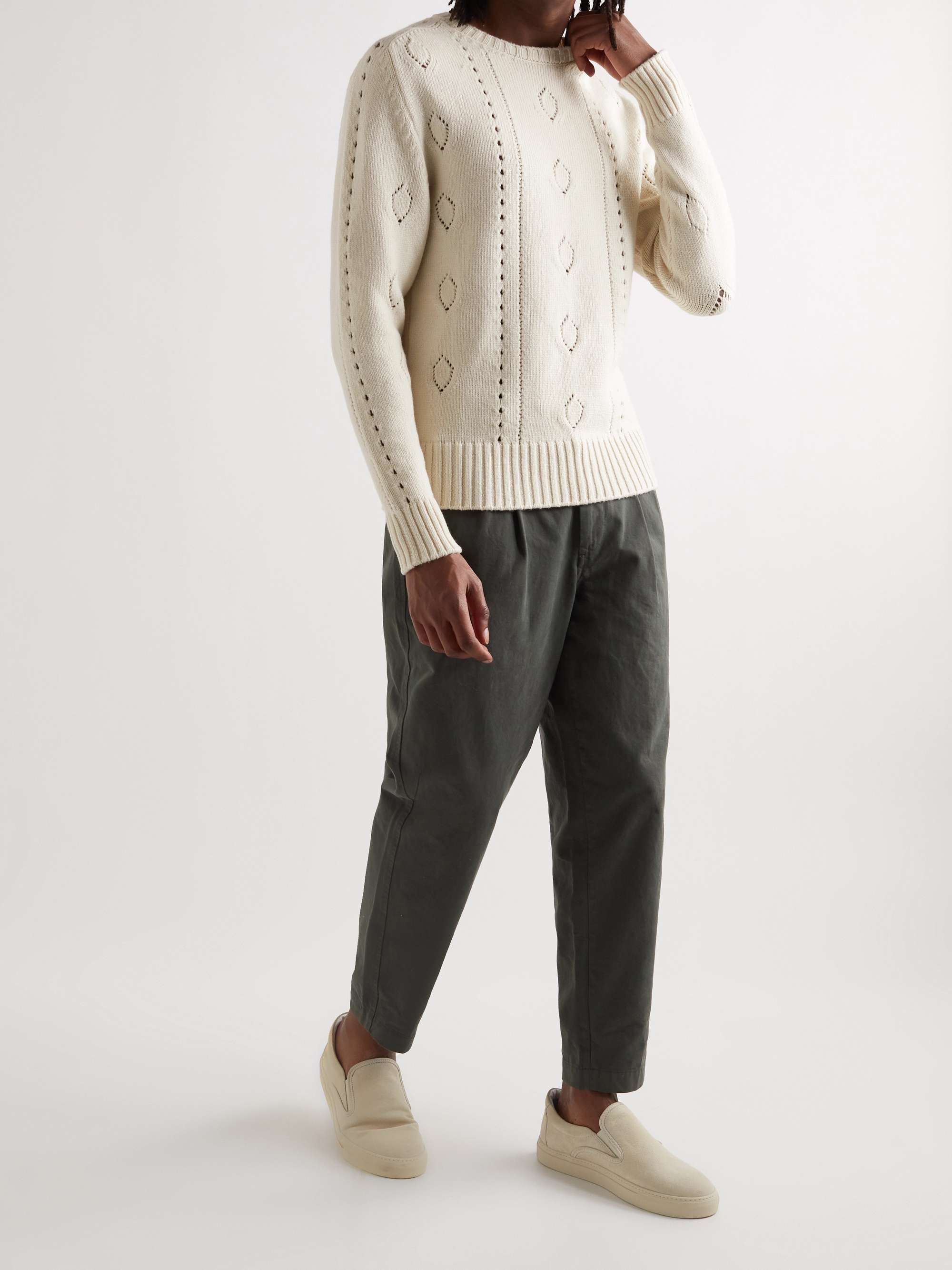 OFFICINE GÉNÉRALE Marco Pointelle-Knit Sweater