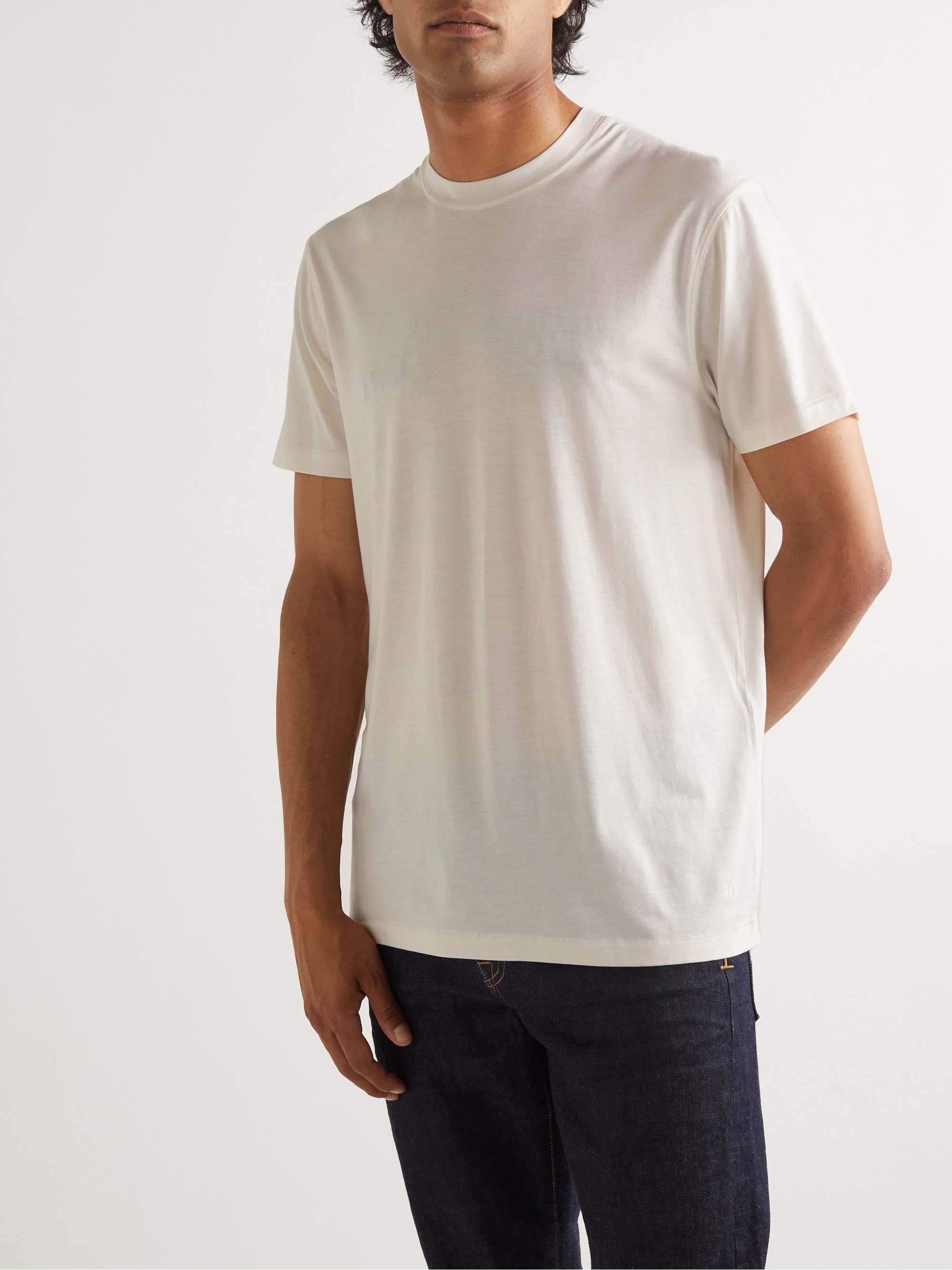 TOM FORD Lyocell and Cotton-Blend Jersey T-Shirt