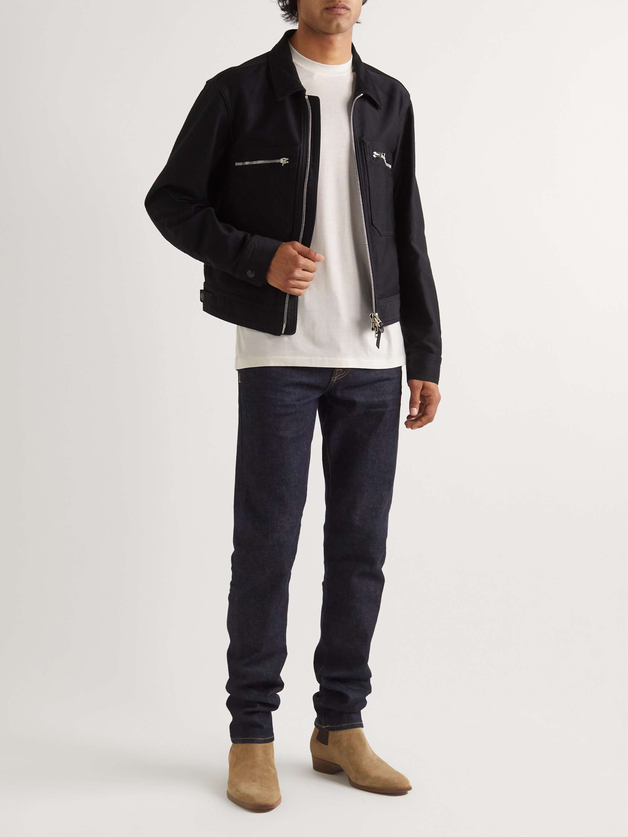 TOM FORD Lyocell and Cotton-Blend Jersey T-Shirt