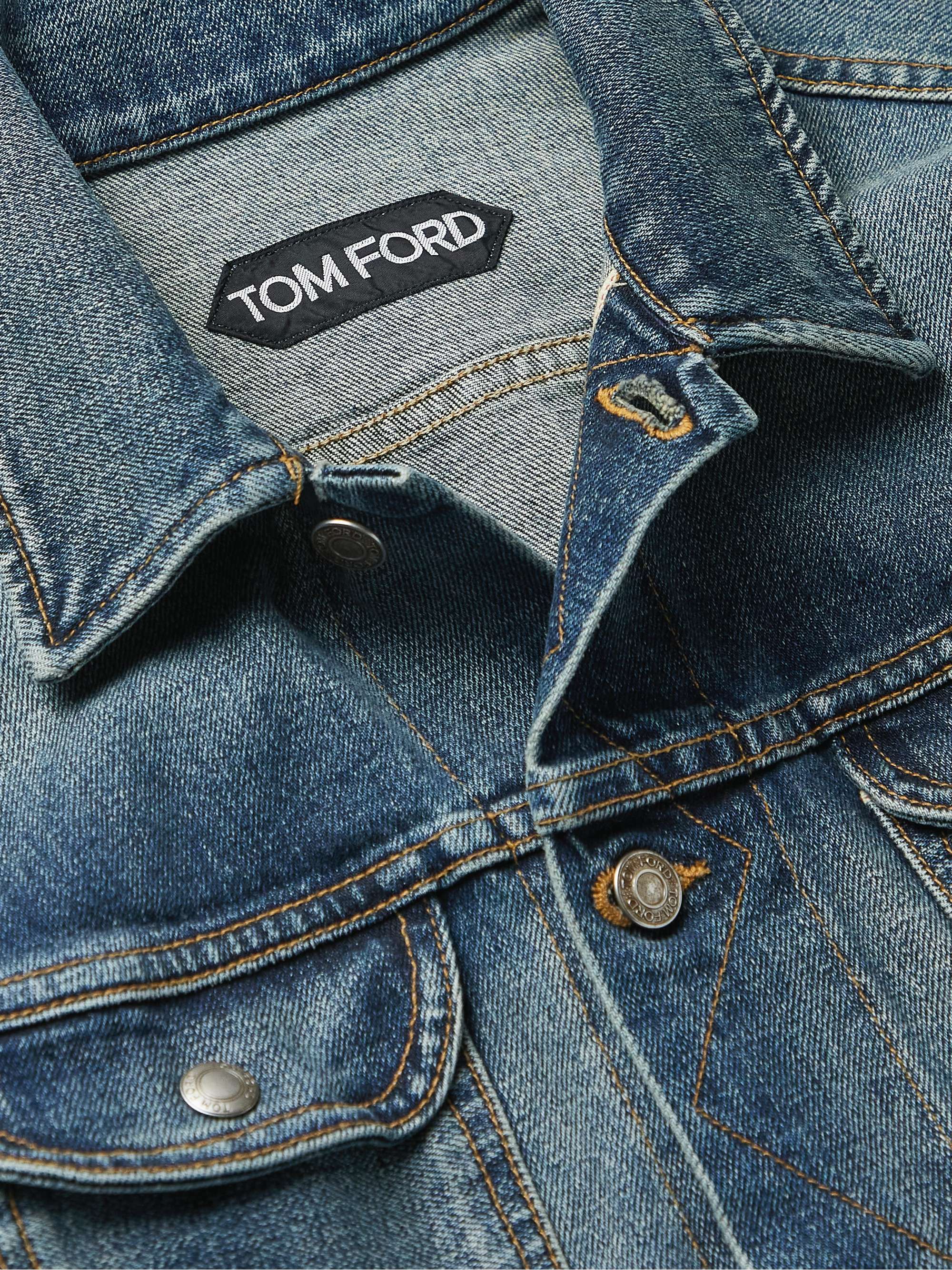 TOM FORD Washed Denim Jacket