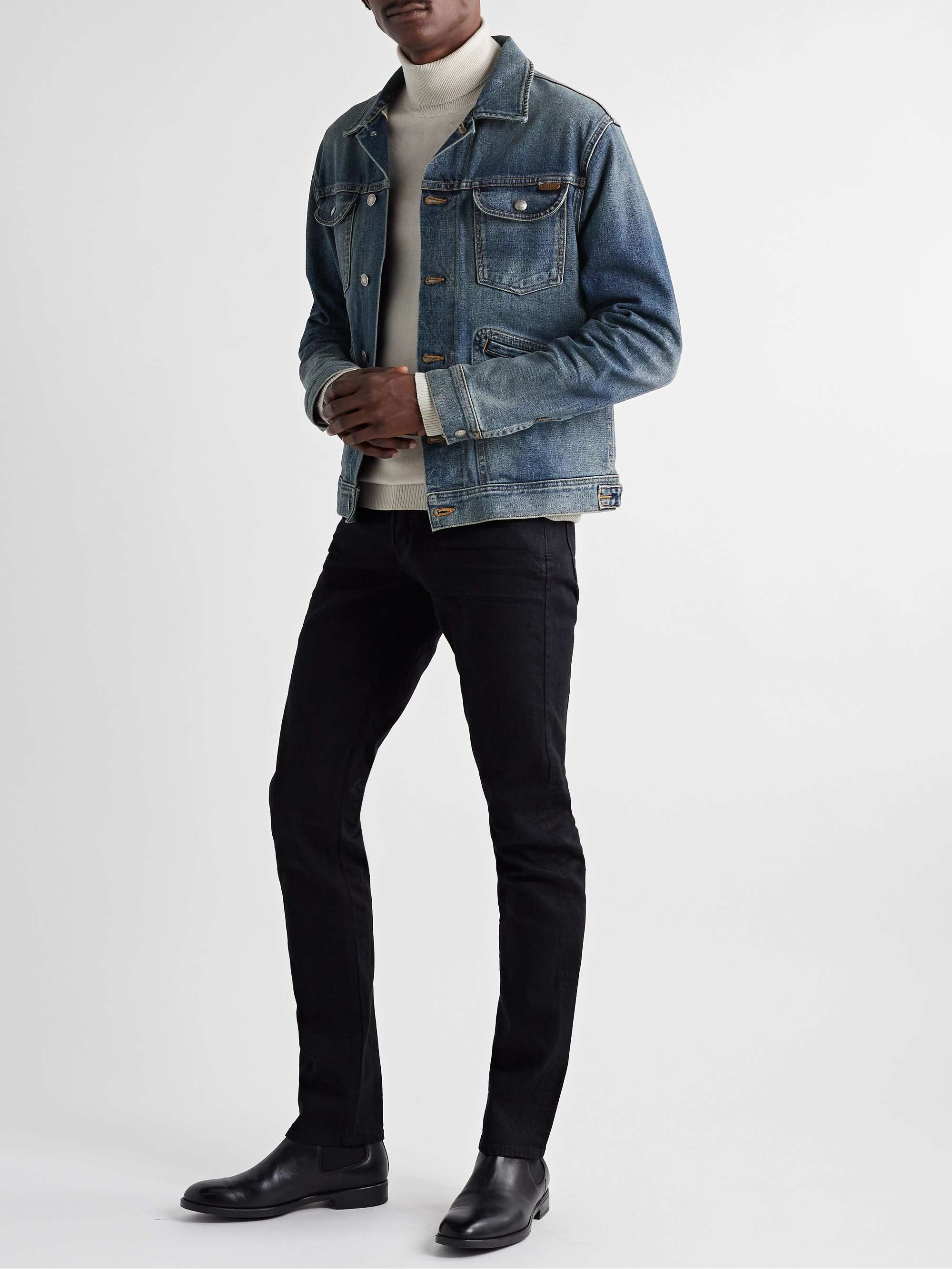 TOM FORD Washed Denim Jacket | MR PORTER