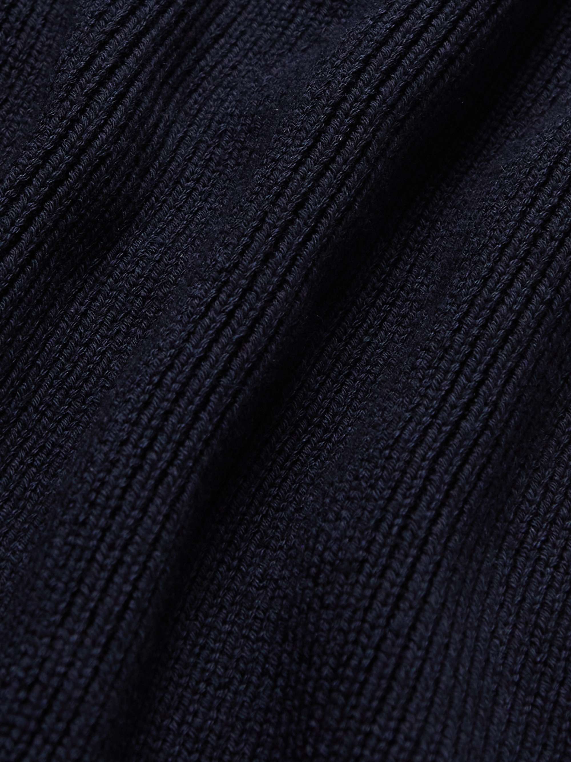 TOM FORD Ribbed Wool and Silk-Blend Cardigan