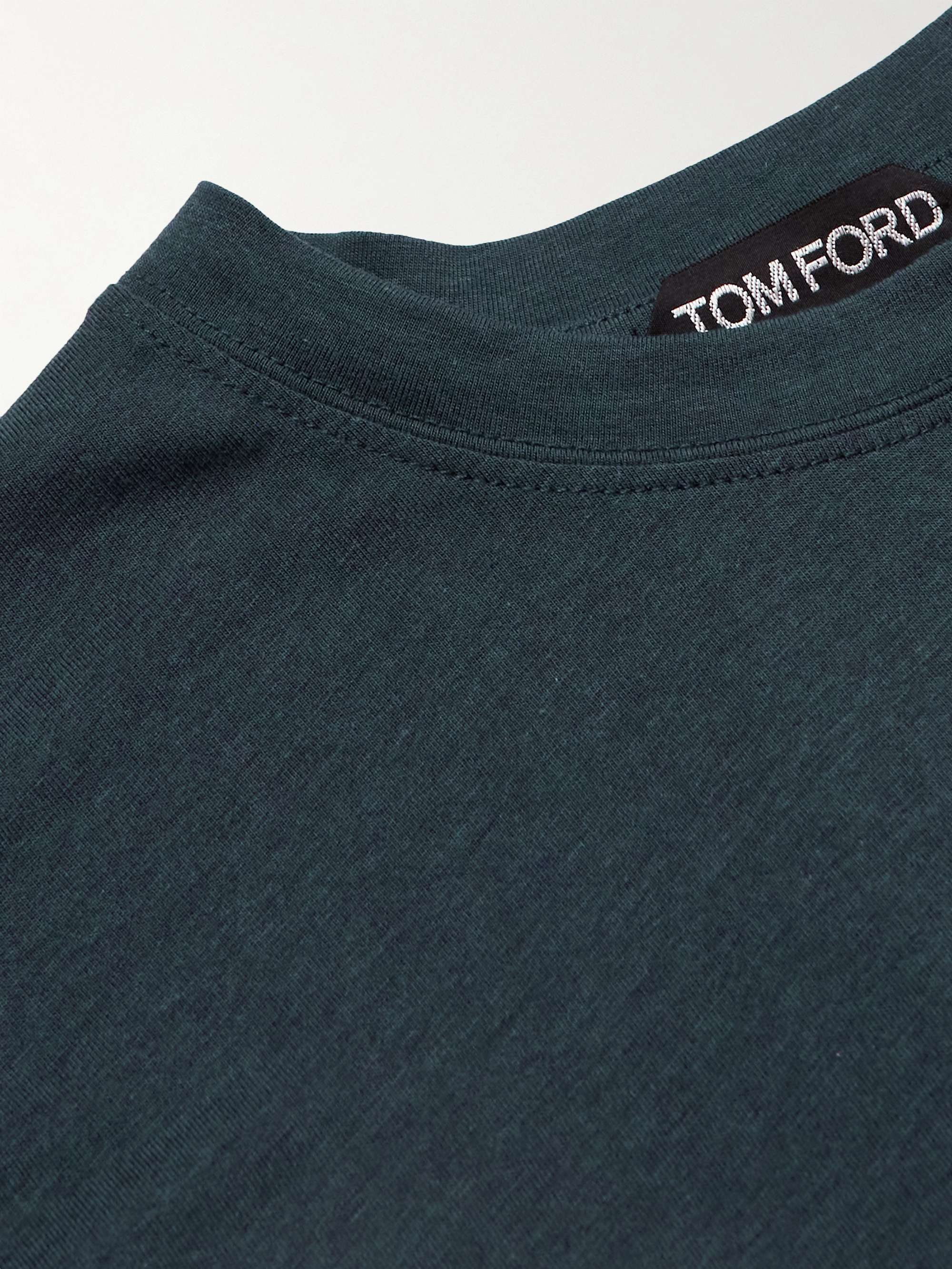 TOM FORD Lyocell and Cotton-Blend Jersey T-Shirt