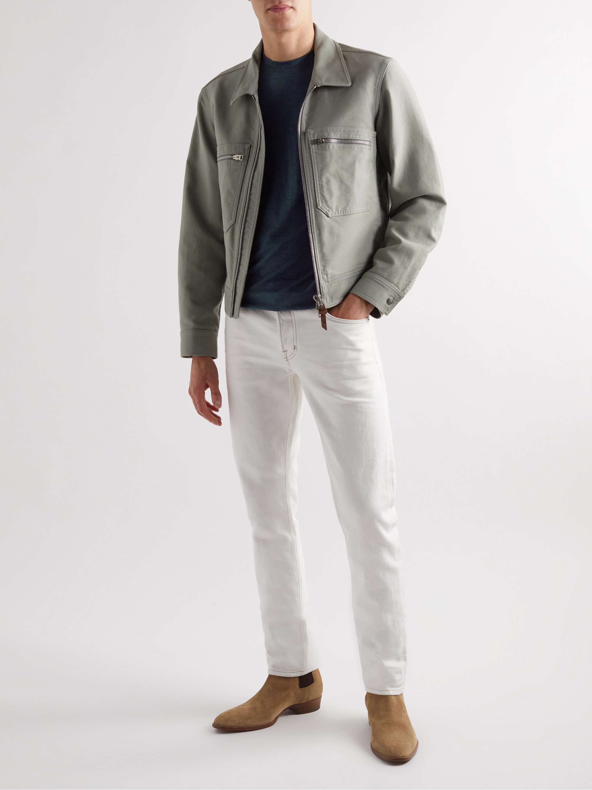 TOM FORD Lyocell and Cotton-Blend Jersey T-Shirt