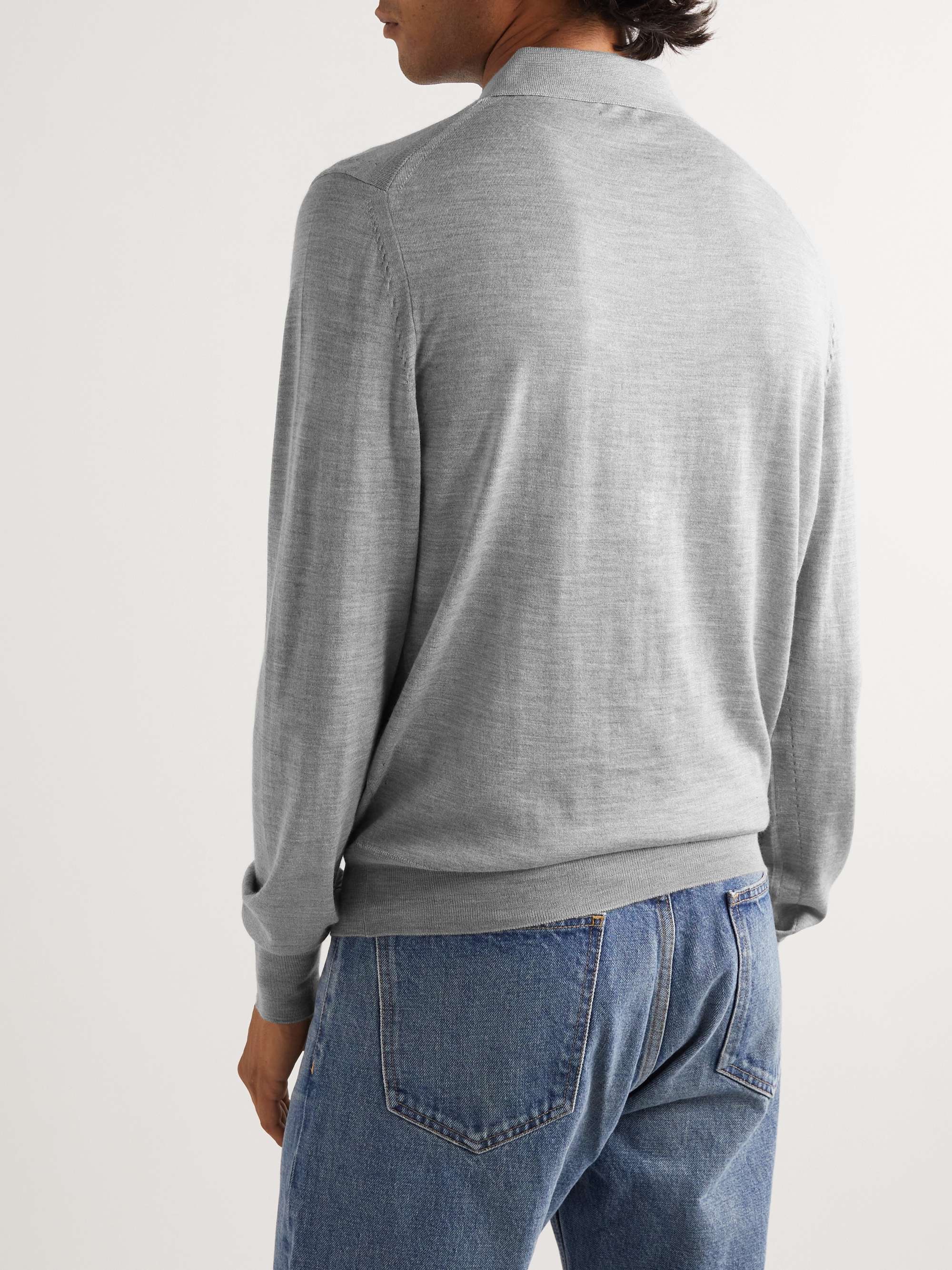 TOM FORD Cashmere and Silk-Blend Polo Shirt