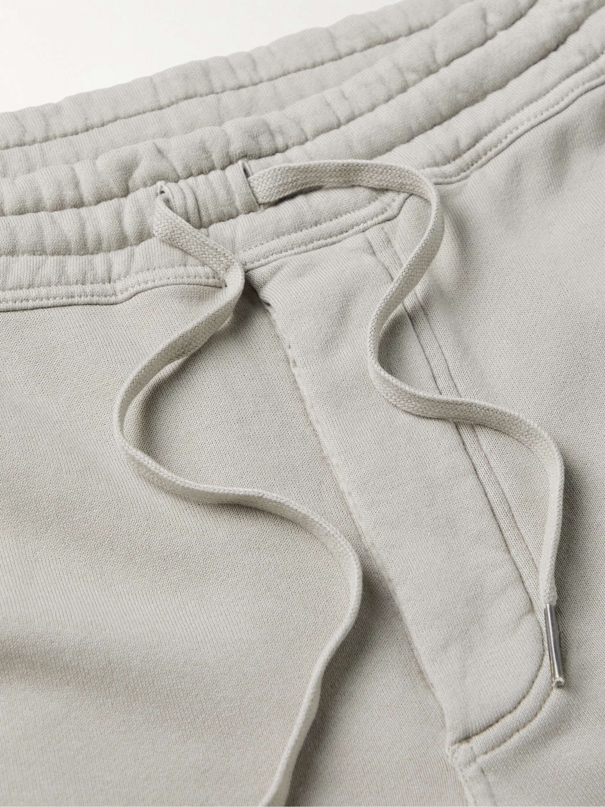 TOM FORD Tapered Garment-Dyed Cotton-Jersey Sweatpants