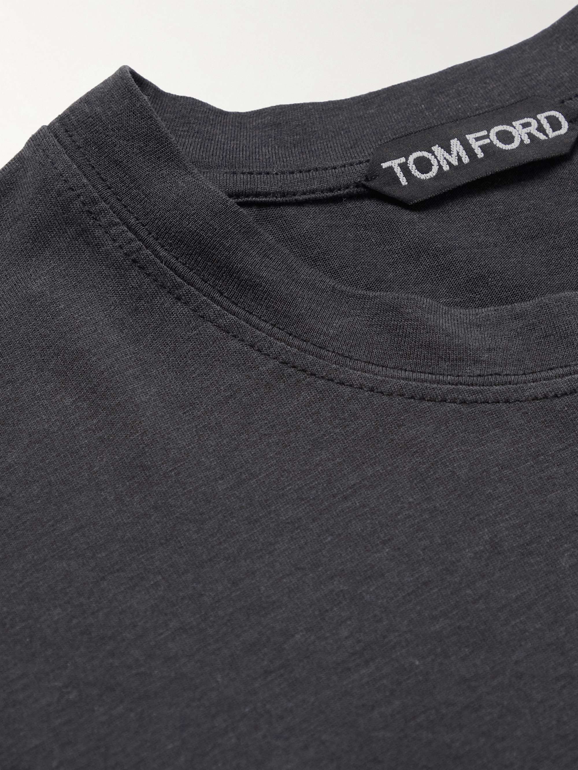 TOM FORD Lyocell and Cotton-Blend Jersey T-Shirt