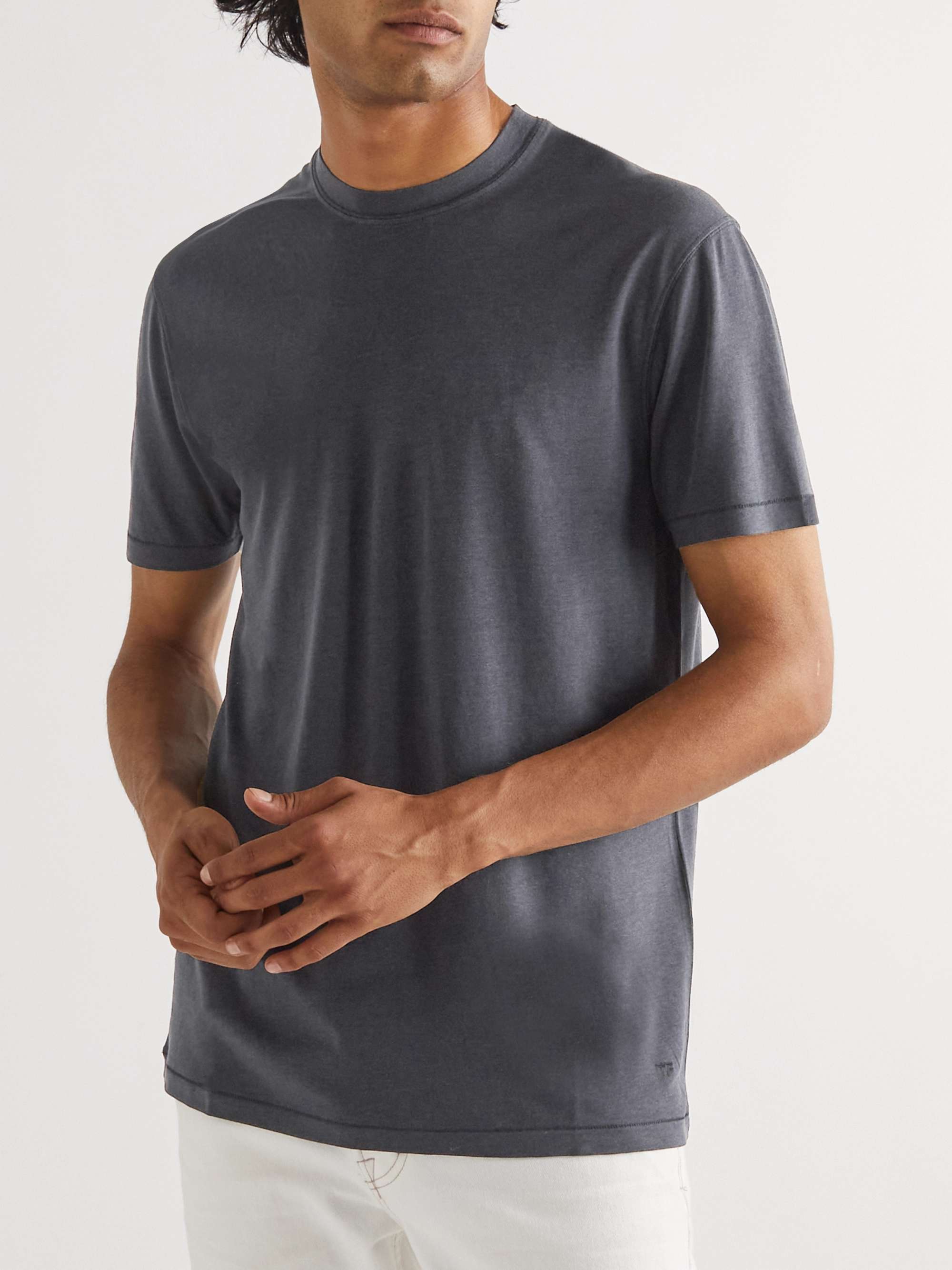 TOM FORD Lyocell and Cotton-Blend Jersey T-Shirt