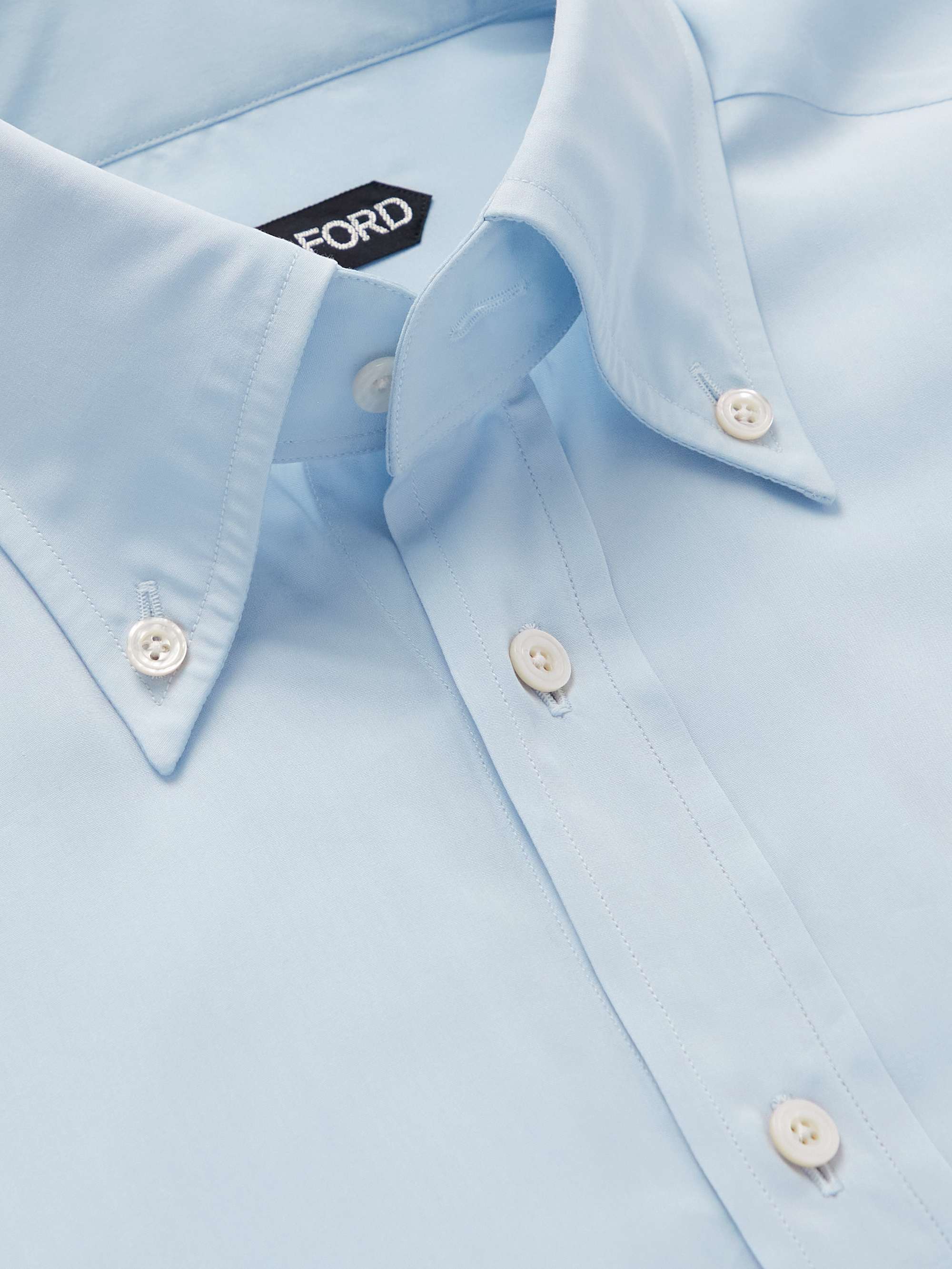 TOM FORD ButtonDown Collar LyocellBlend Shirt for Men MR PORTER