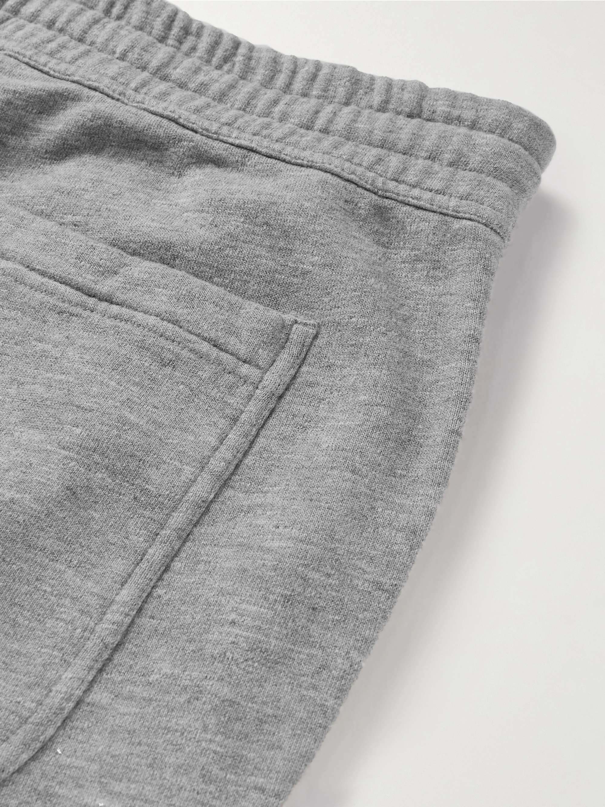 TOM FORD Tapered Brushed Cotton-Blend Jersey Sweatpants