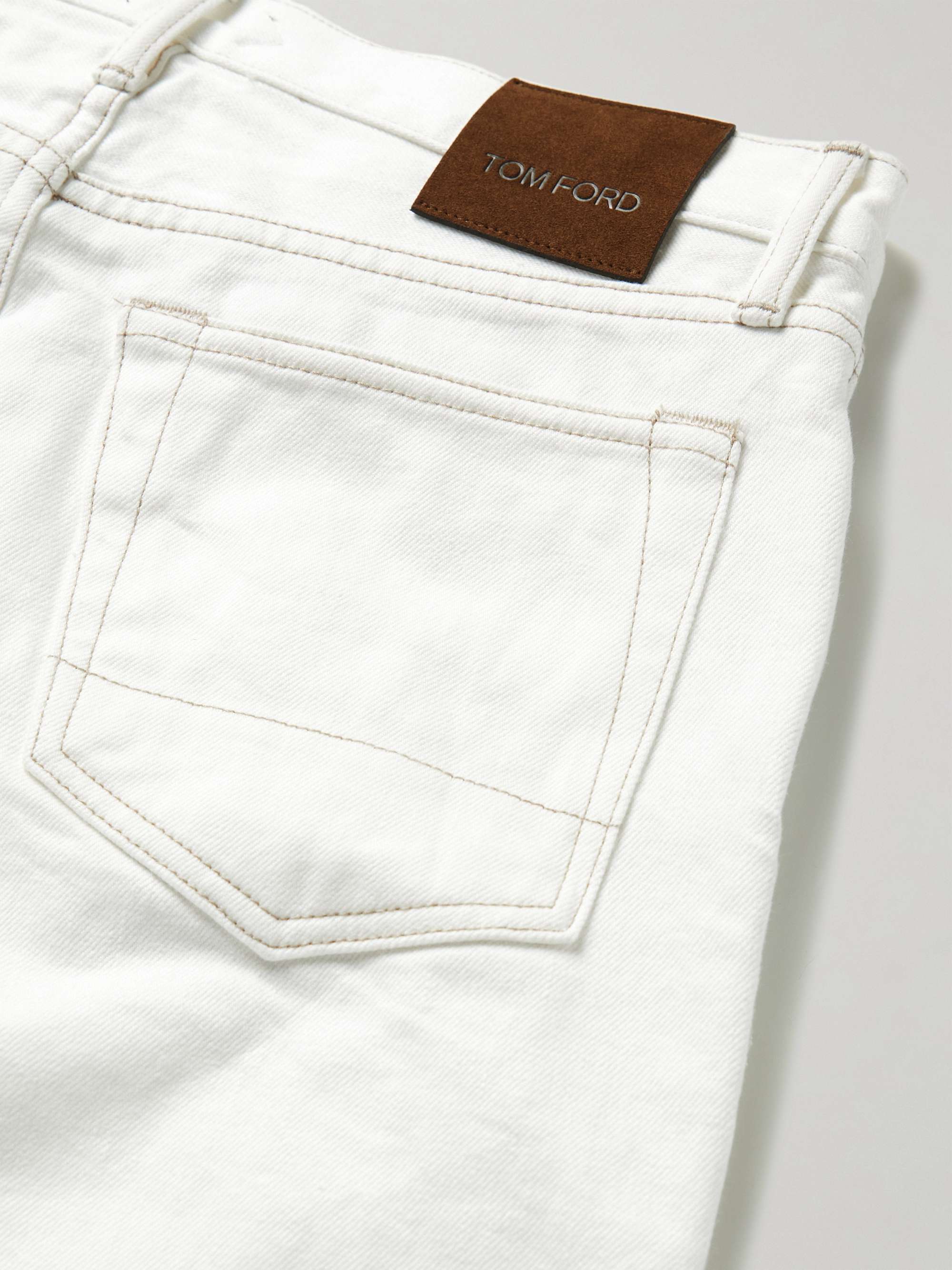 TOM FORD Slim-Fit Garment-Washed Selvedge Jeans