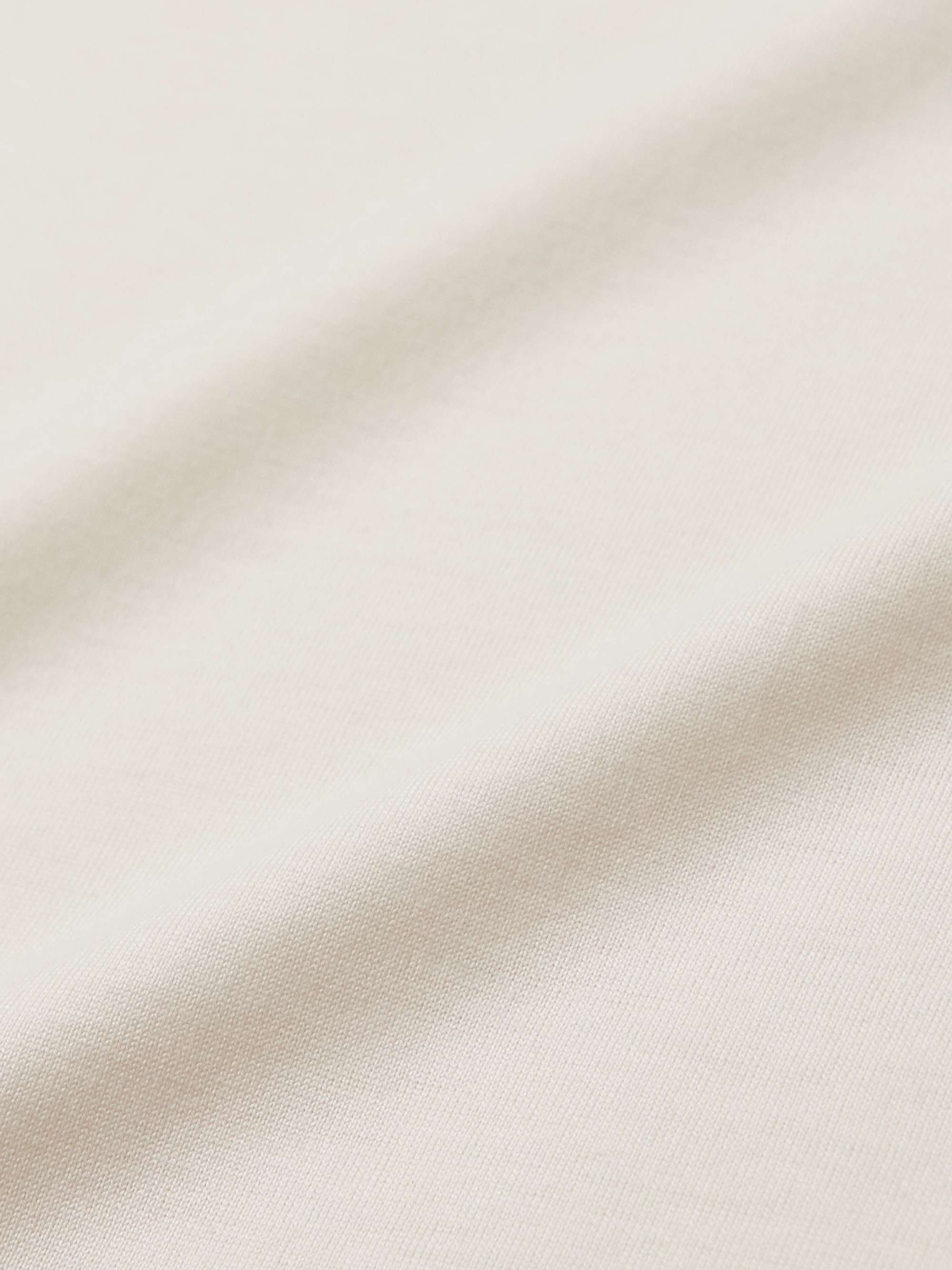 TOM FORD Silk and Cotton-Blend Jersey Henley T-Shirt