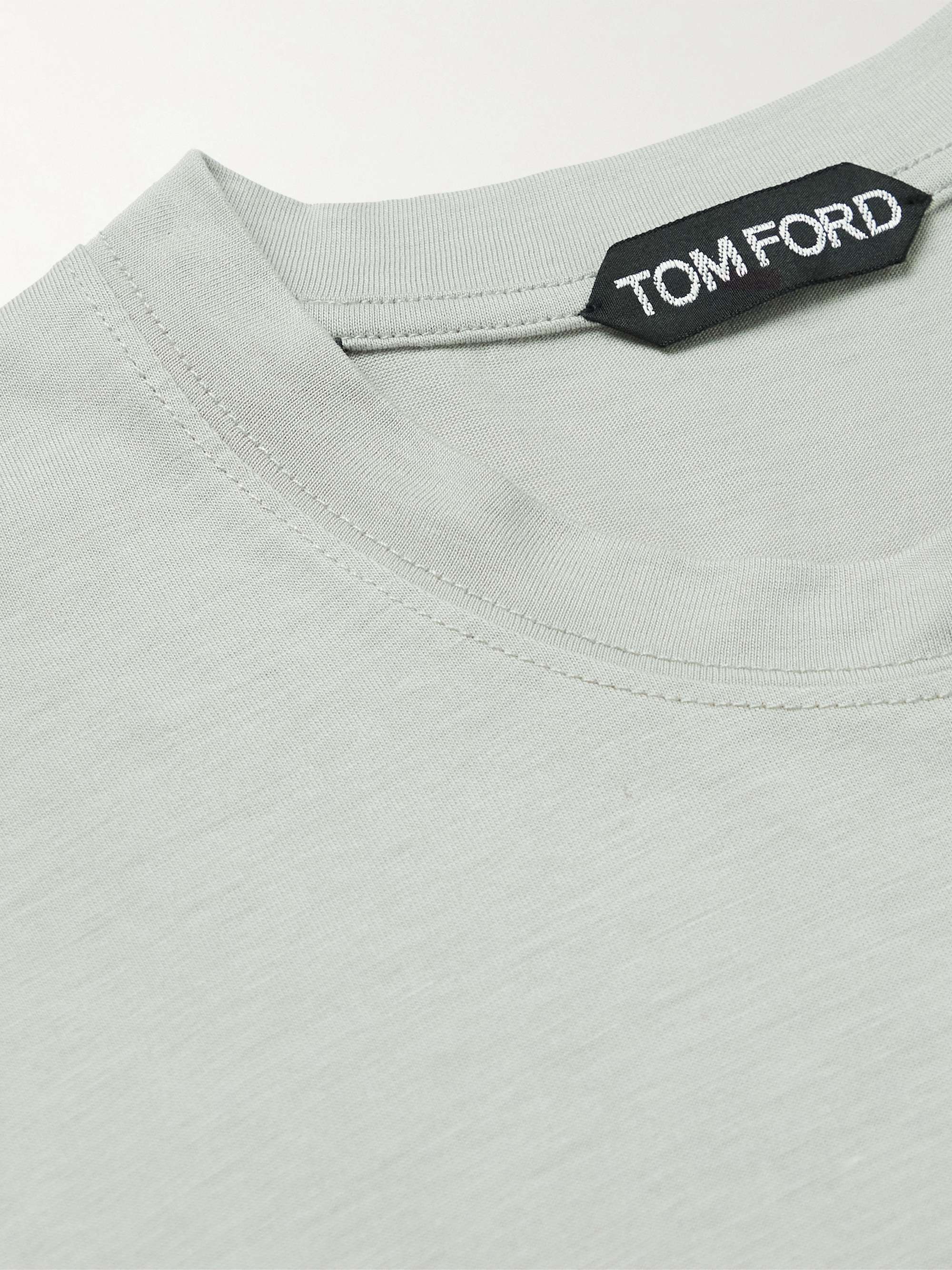 TOM FORD Lyocell and Cotton-Blend Jersey T-Shirt
