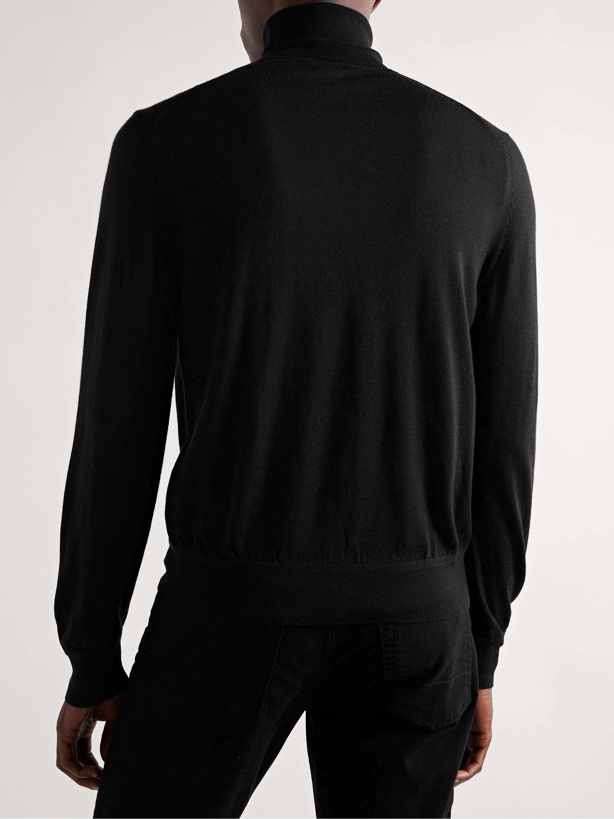 TOM FORD Cashmere and Silk-Blend Rollneck Sweater