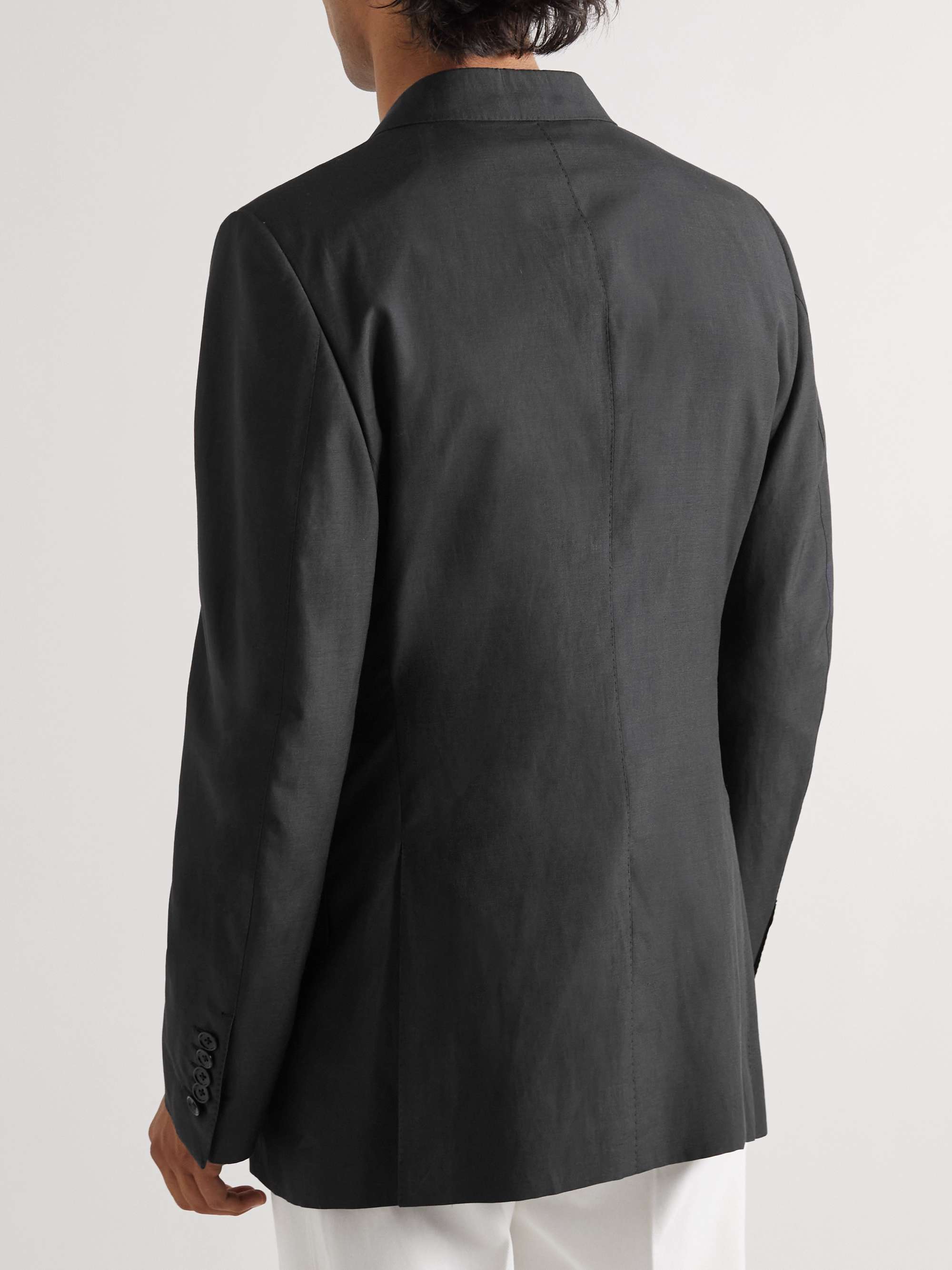 TOM FORD O'Connor Slim-Fit Silk, Linen and Wool-Blend Blazer