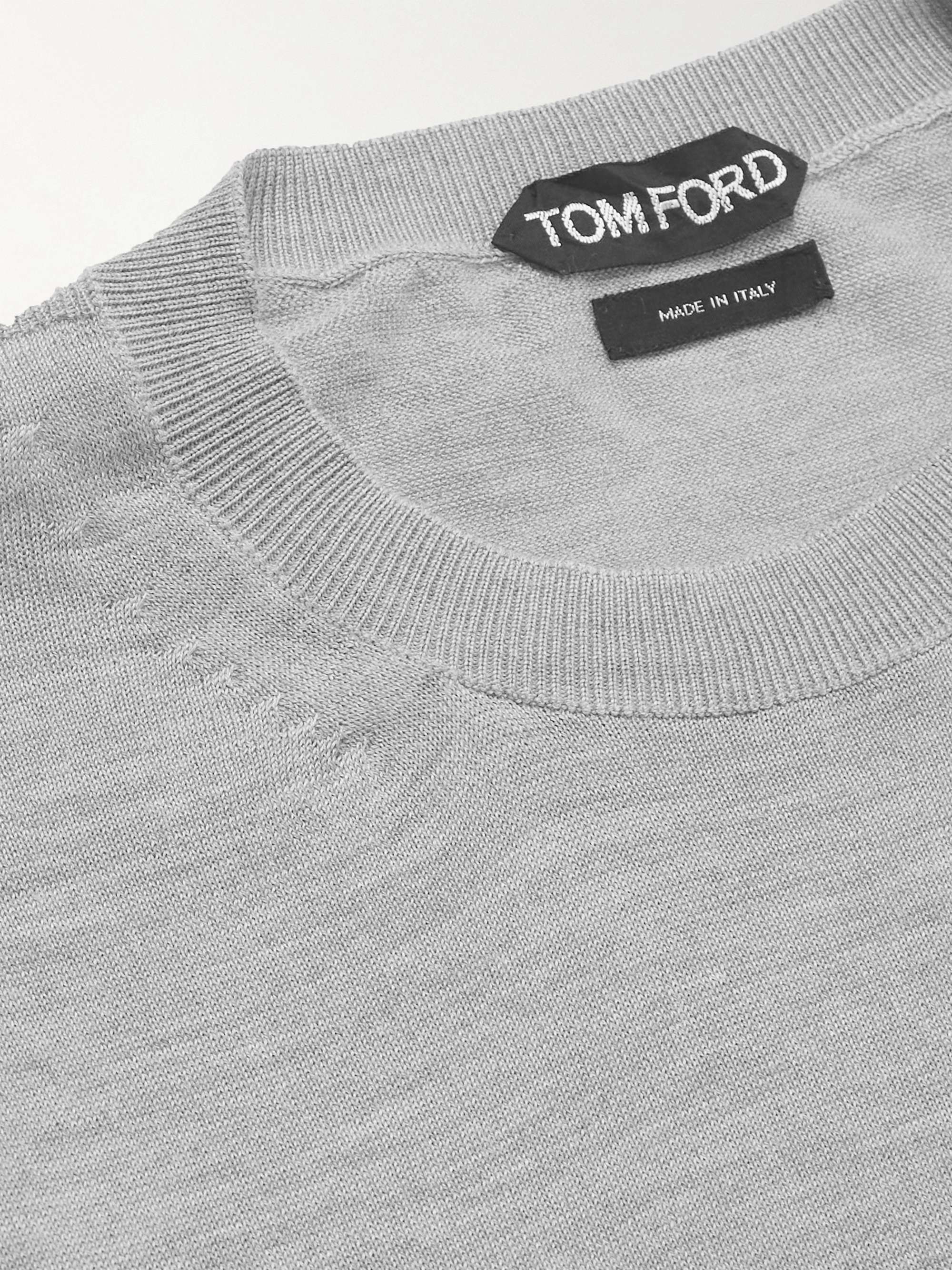 TOM FORD Cashmere and Silk-Blend Sweater