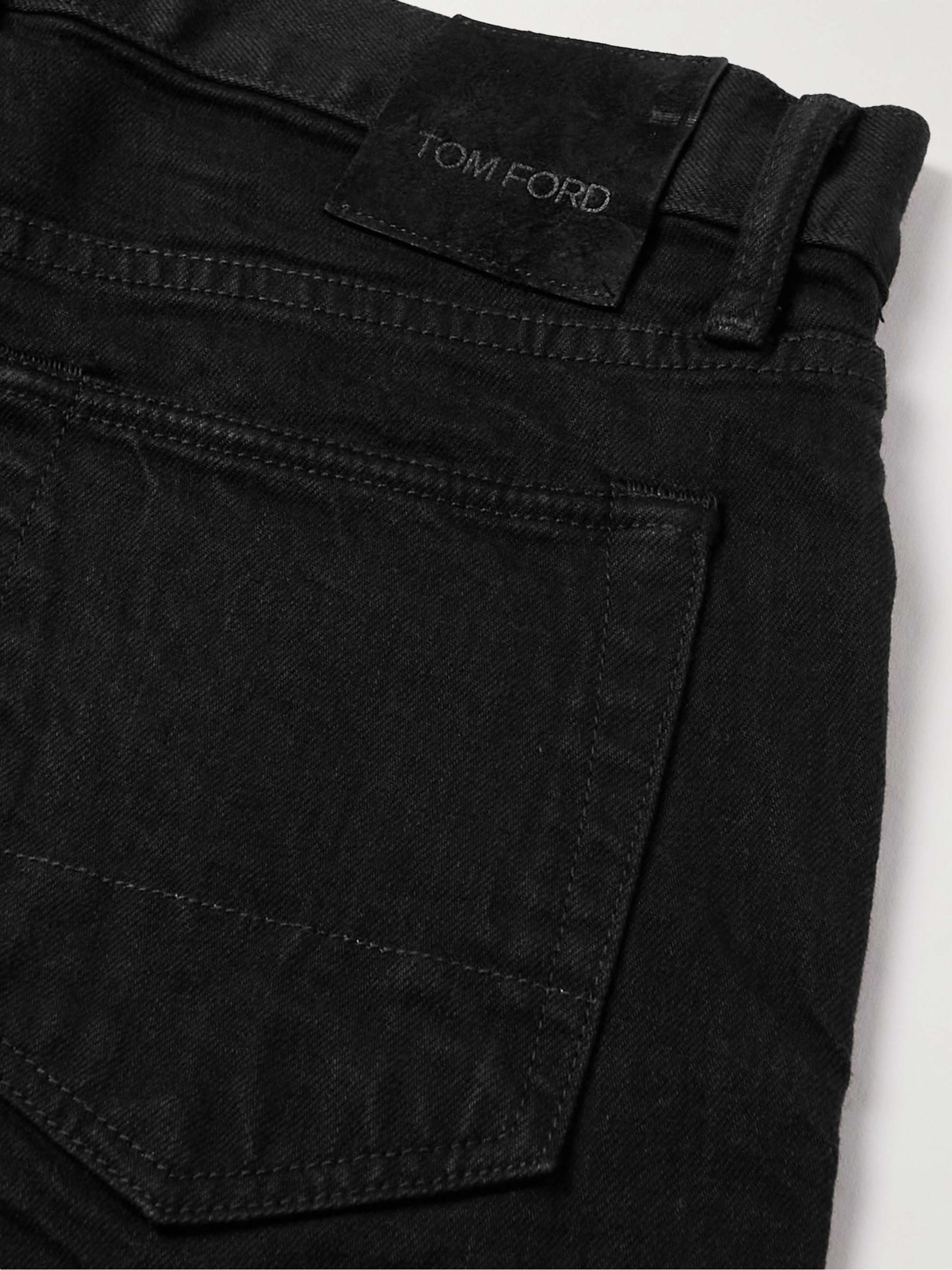 TOM FORD Slim-Fit Washed Selvedge Jeans for Men | MR PORTER