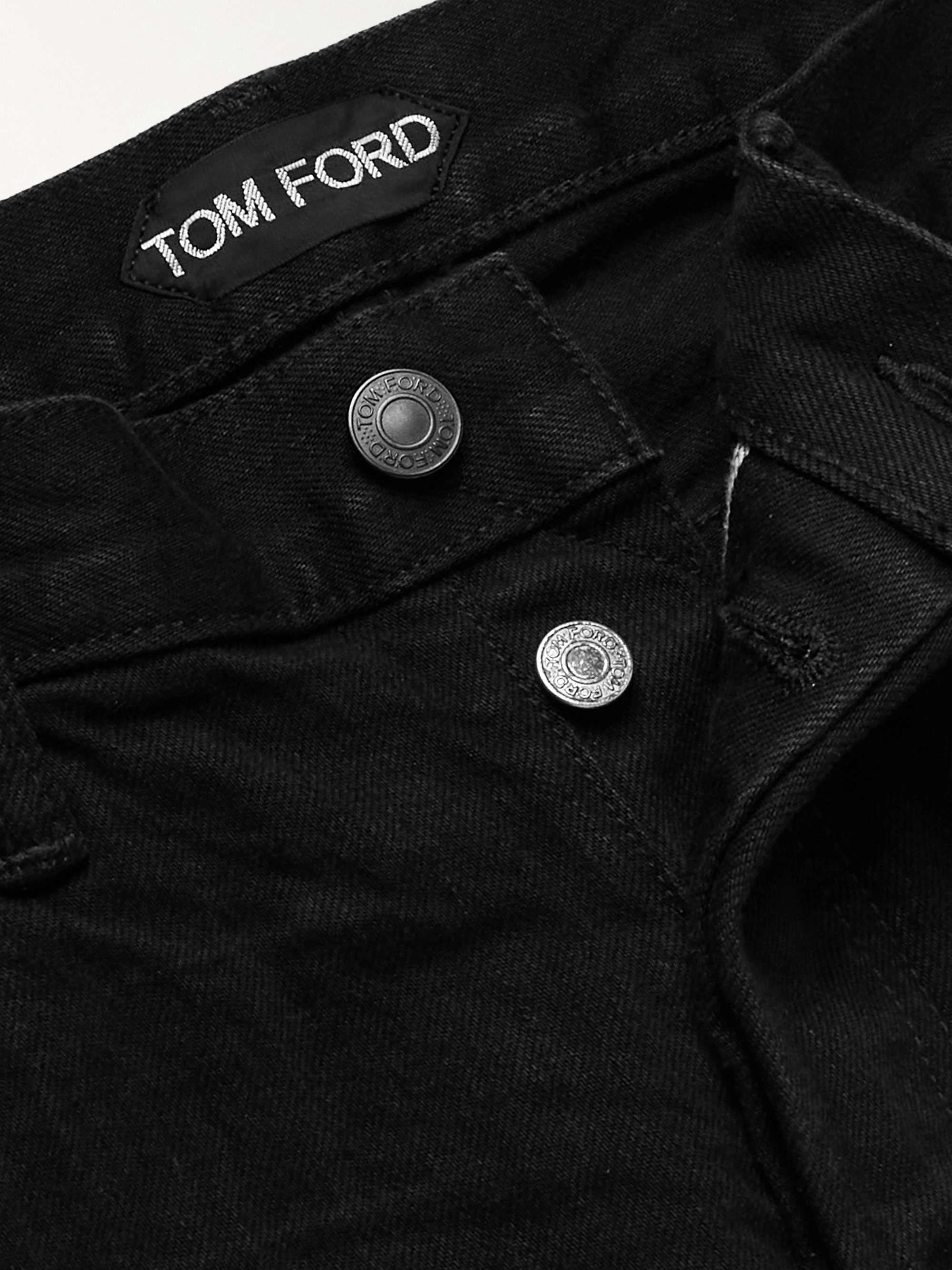 TOM FORD Slim-Fit Washed Selvedge Jeans