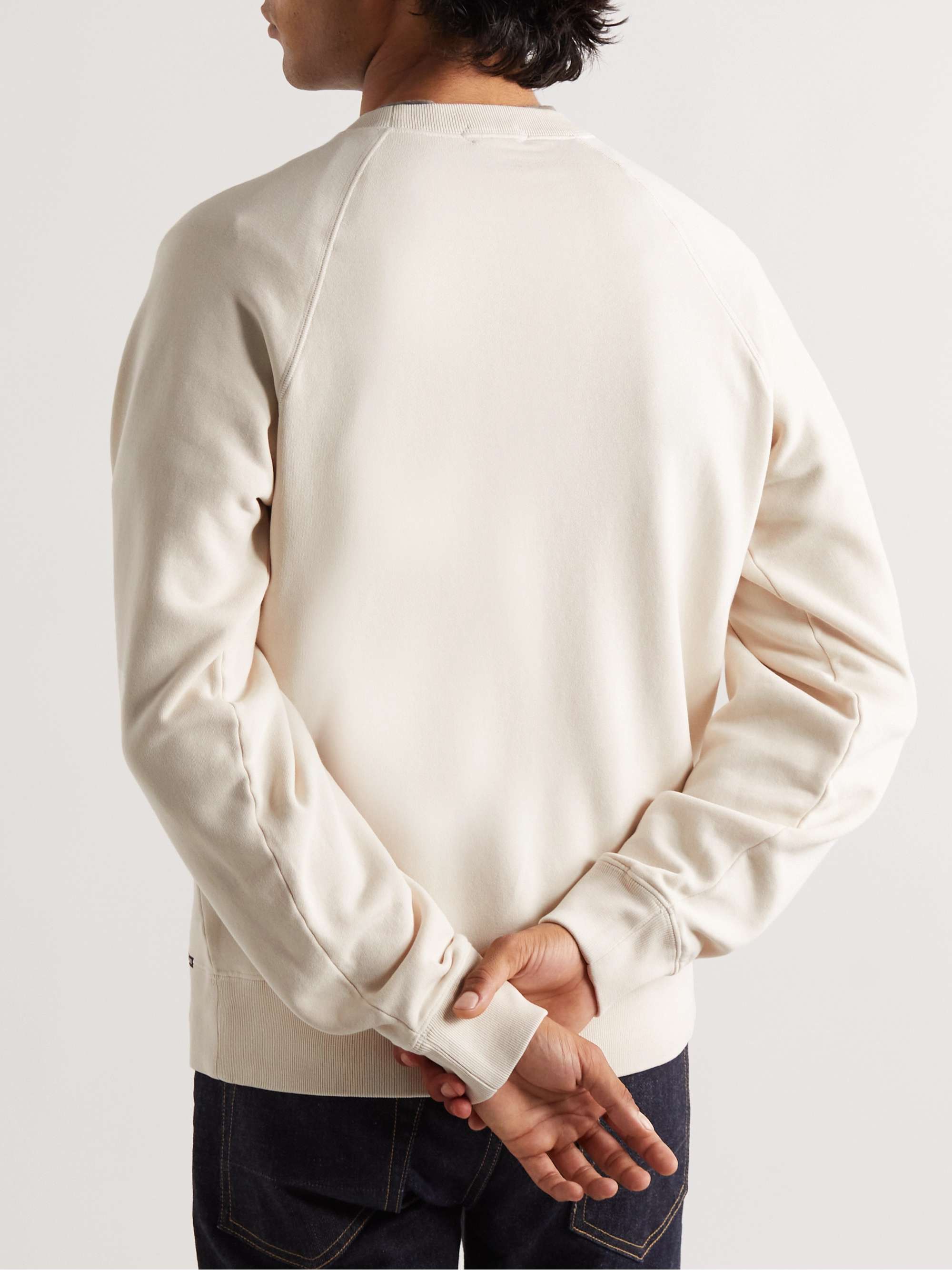 TOM FORD Garment-Dyed Cotton-Jersey Sweatshirt