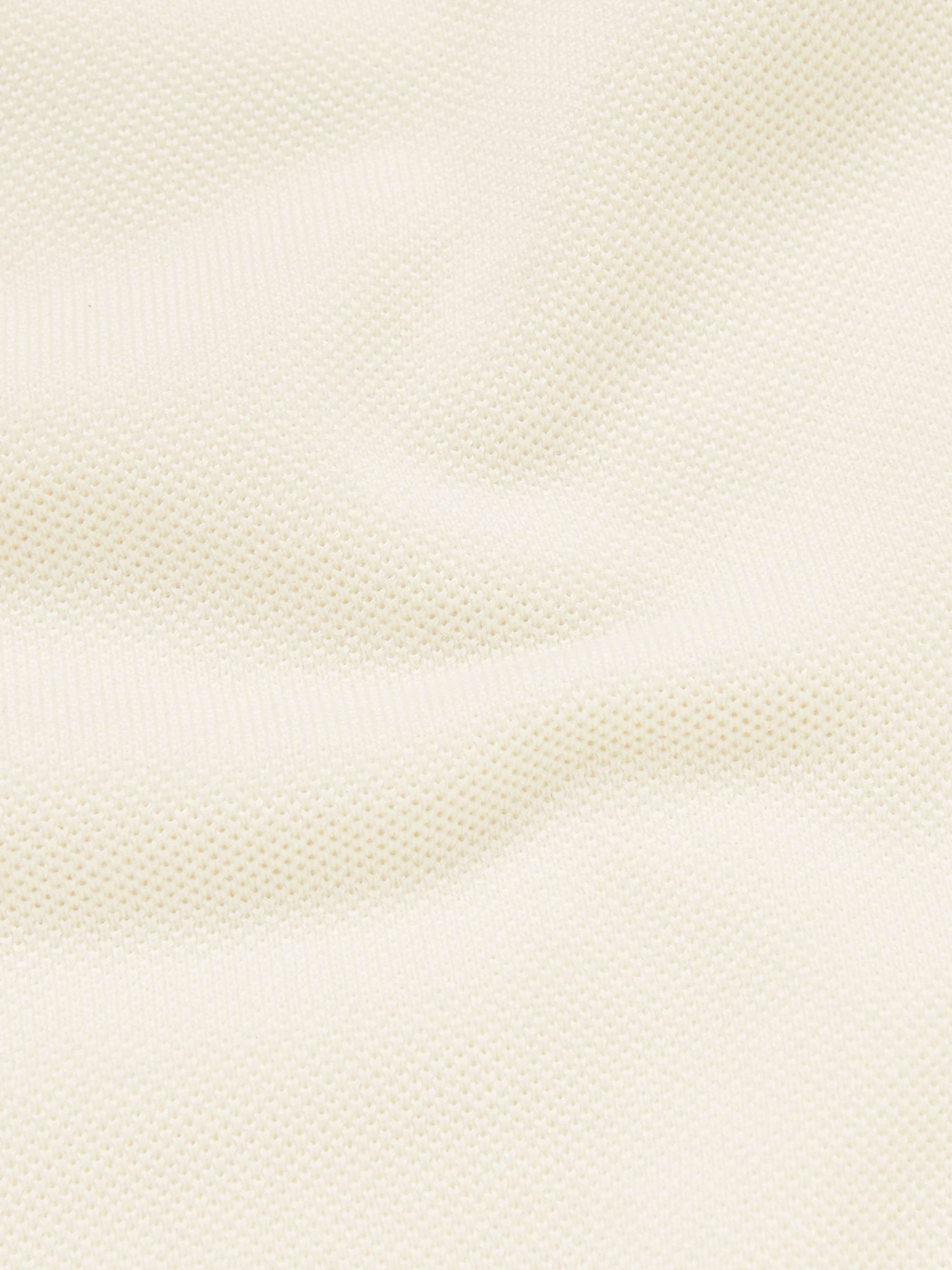 TOM FORD Cotton and Silk-Blend Piqué Polo Shirt