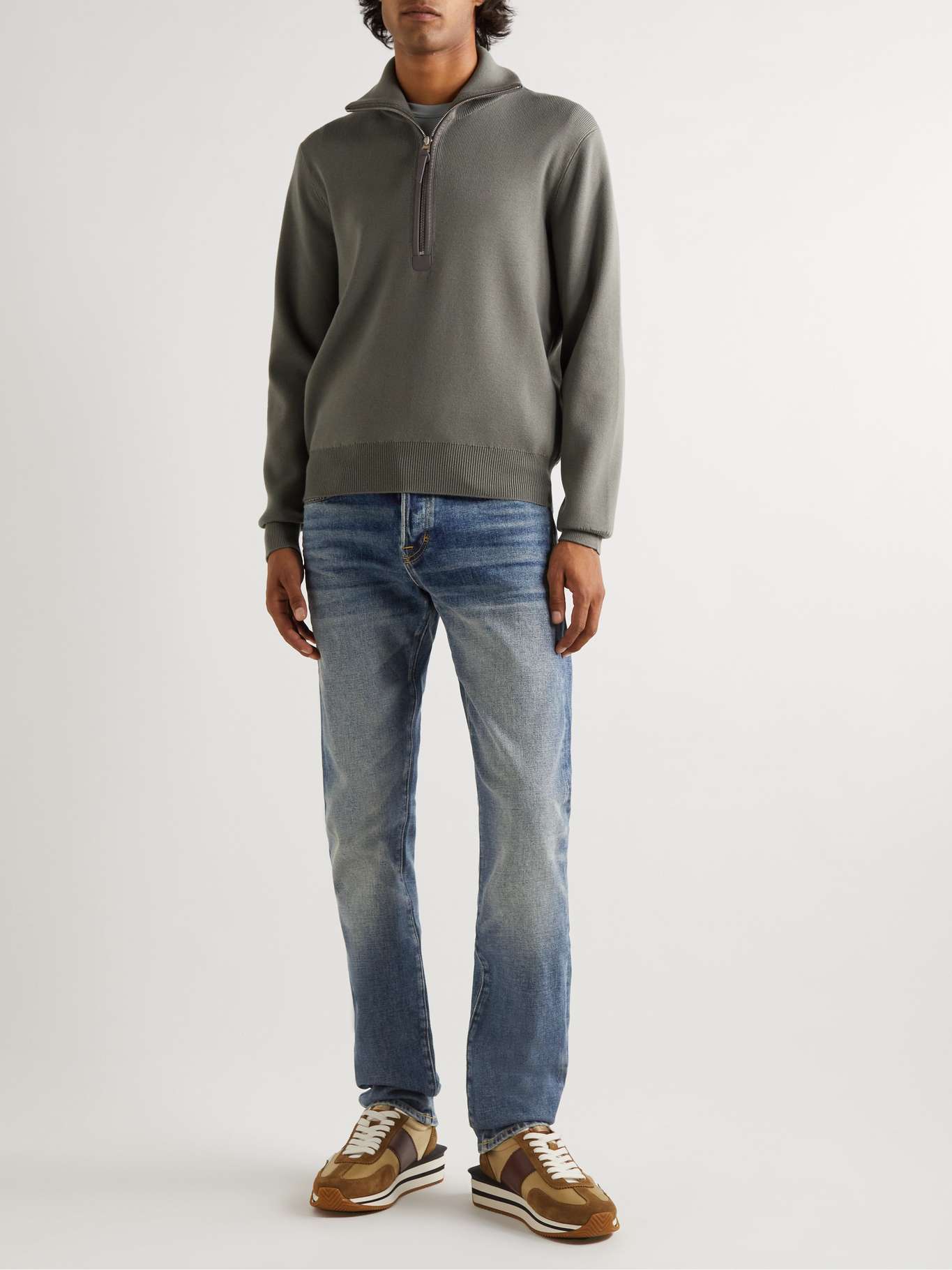 TOM FORD Slim-Fit Selvedge Jeans for Men | MR PORTER