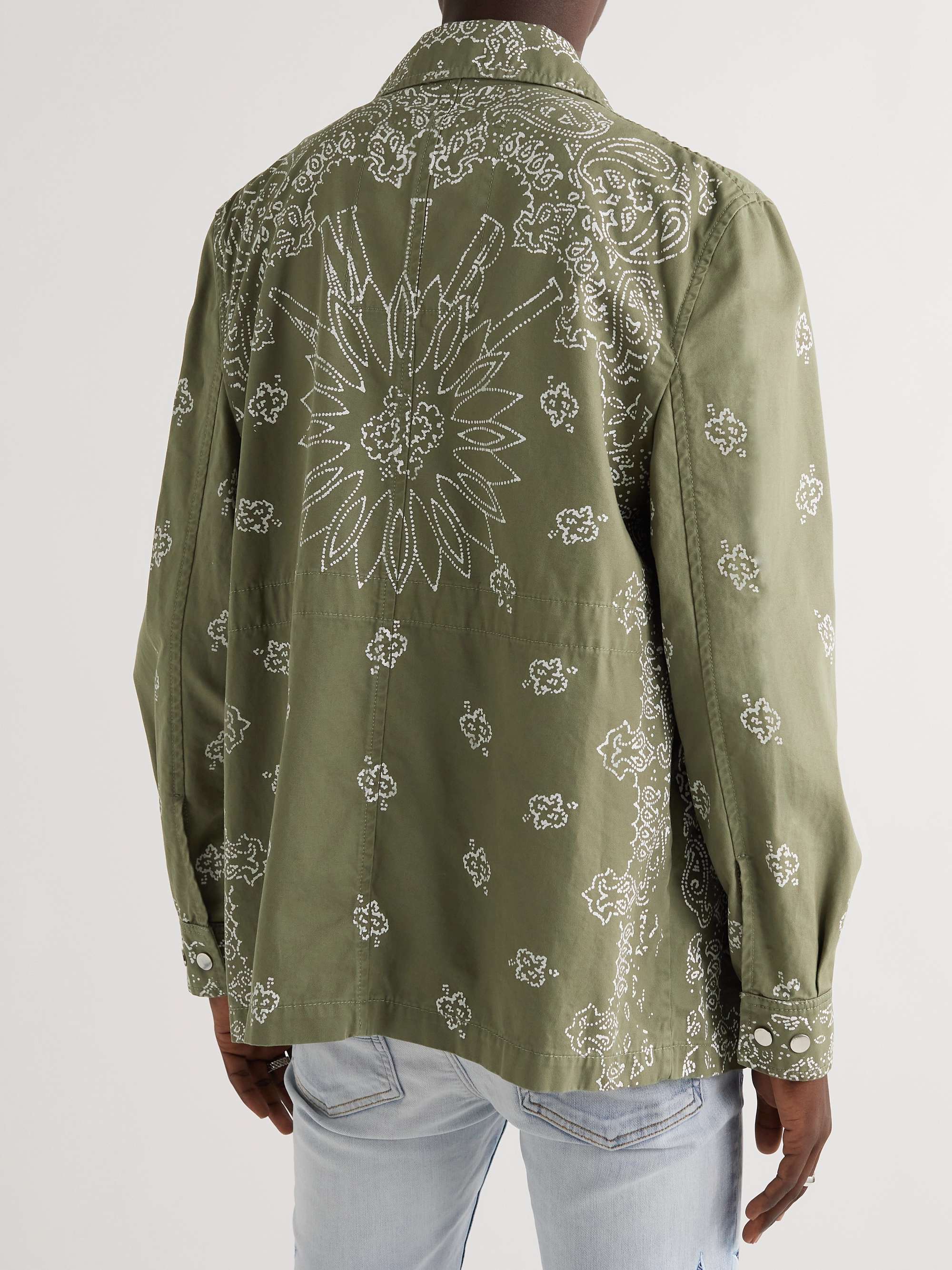 AMIRI Printed Cotton-Canvas Jacket