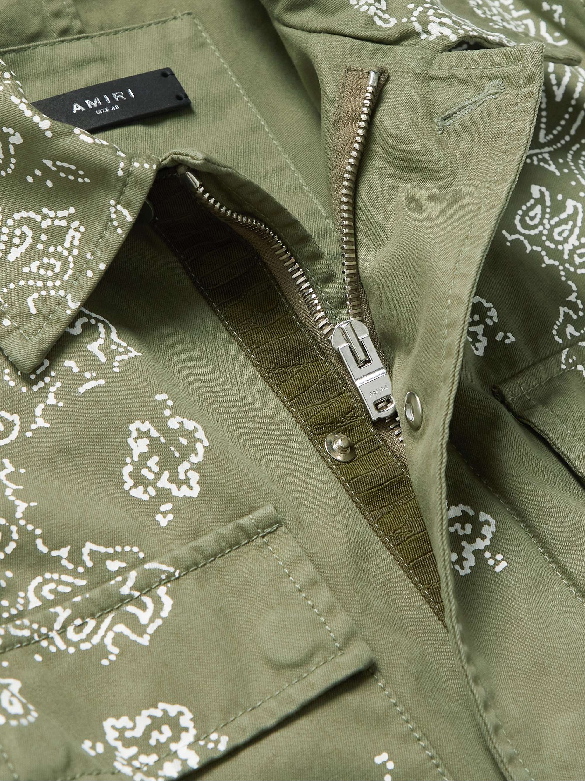 AMIRI Printed Cotton-Canvas Jacket
