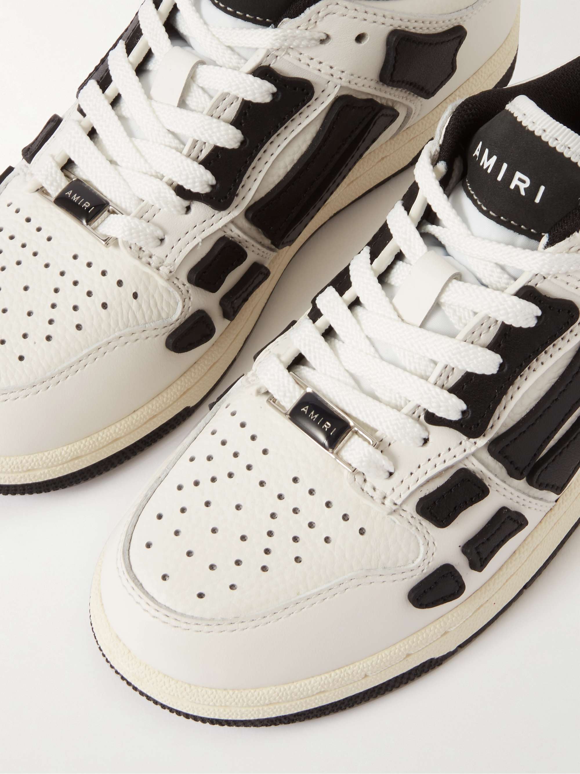 AMIRI KIDS Skel-Top Colour-Block Leather Sneakers for Men | MR PORTER