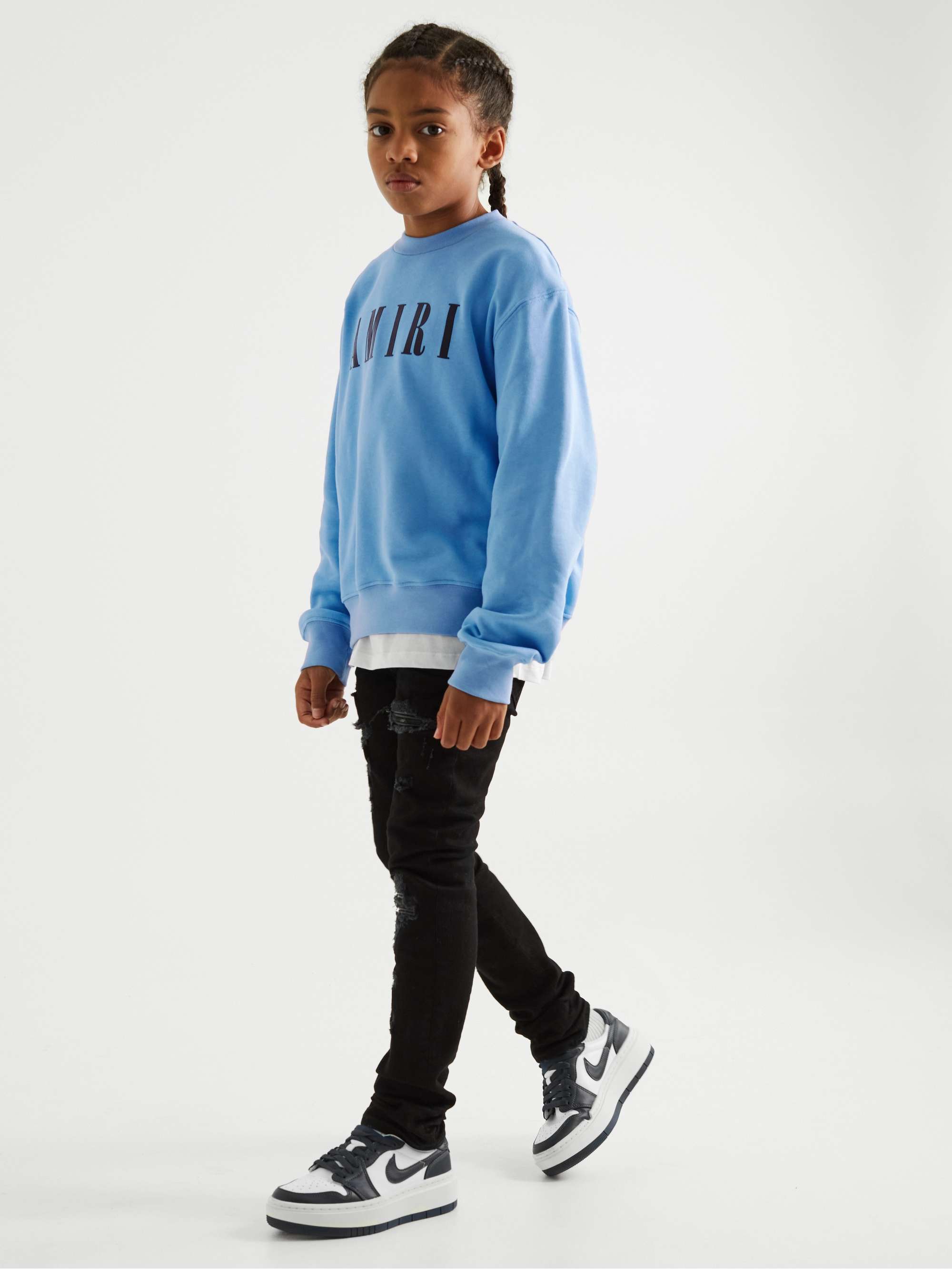AMIRI KIDS Logo-Print Cotton-Jersey Sweatshirt