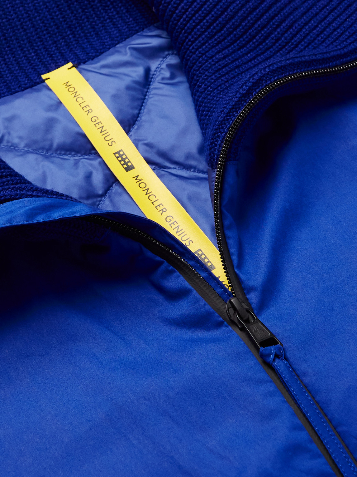 Shop Moncler Genius 1 Moncler Jw Anderson Skiddaw Logo-appliquéd Padded Shell Down Jacket In Blue