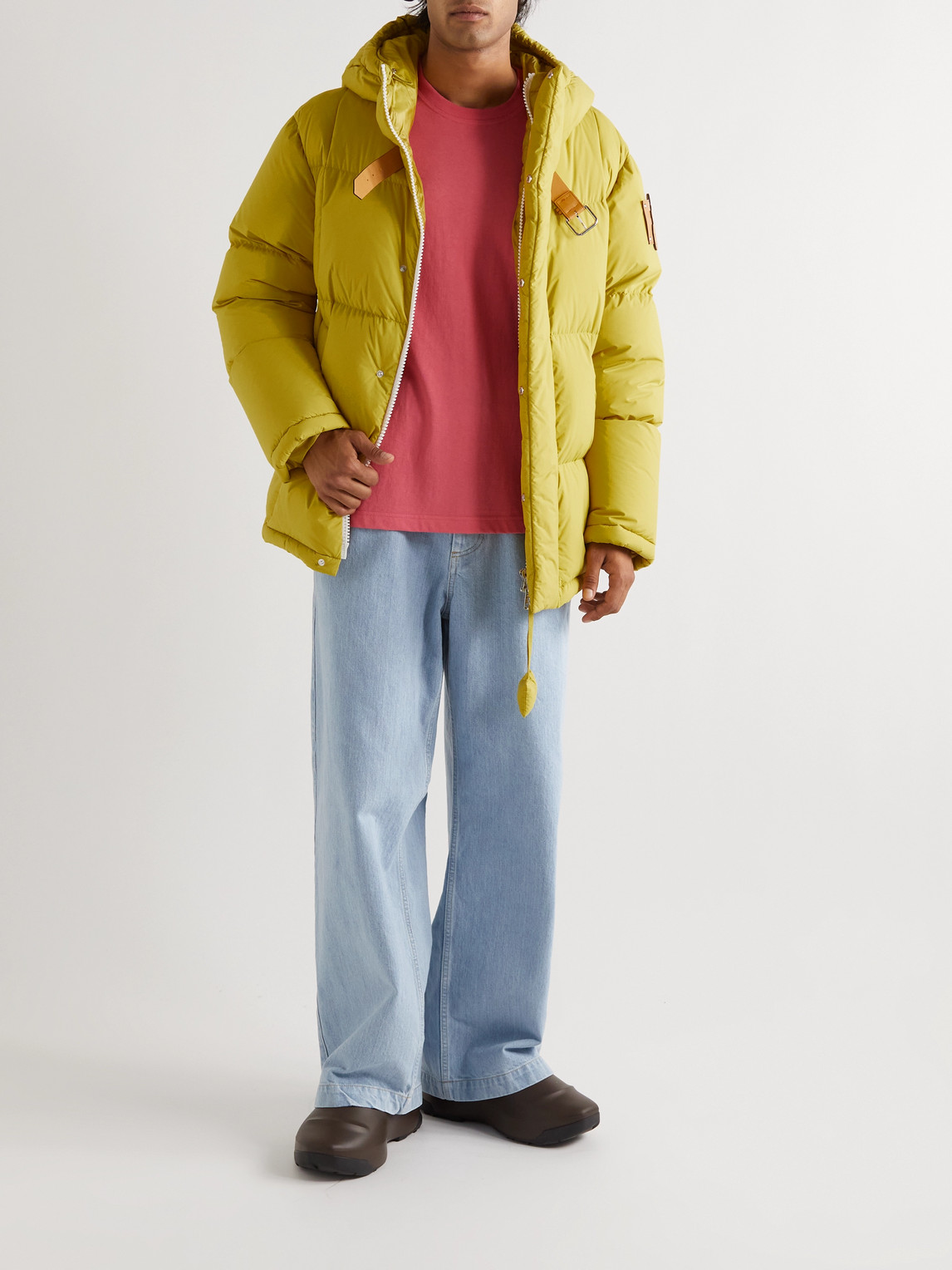 Moncler Genius 1 Moncler Jw Anderson Wintefold Puffer Jacket In Yellow