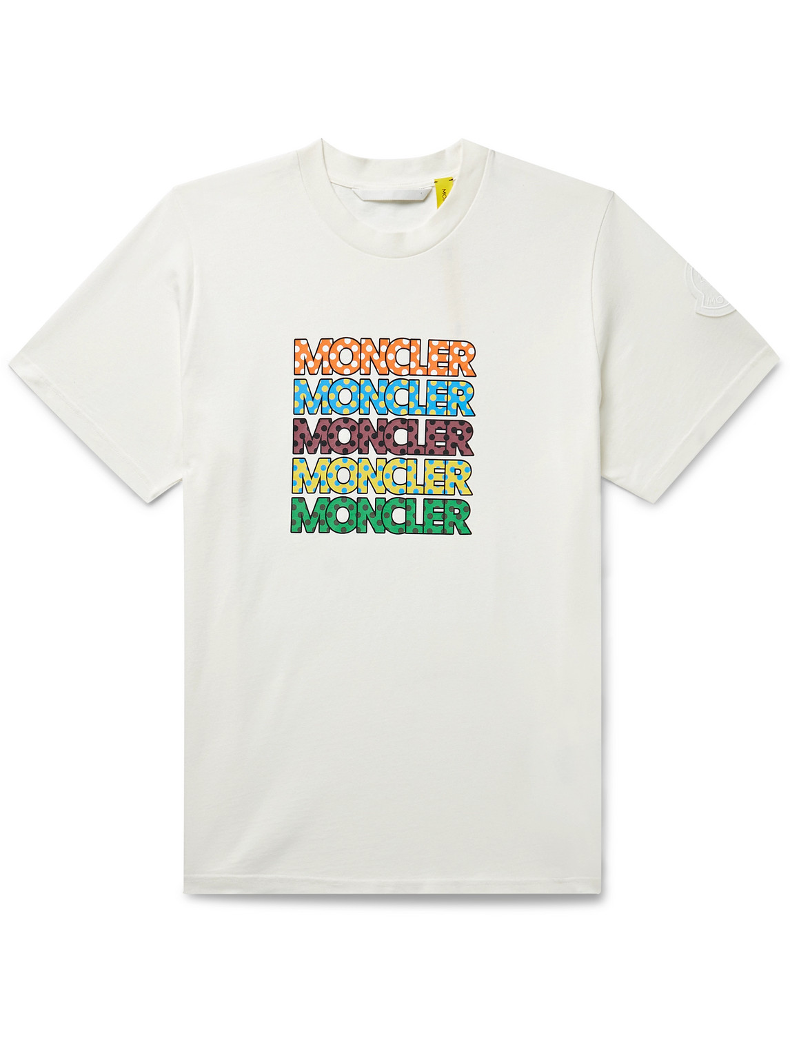 Shop Moncler Genius 2 Moncler 1952 Logo-print Cotton-jersey T-shirt In White