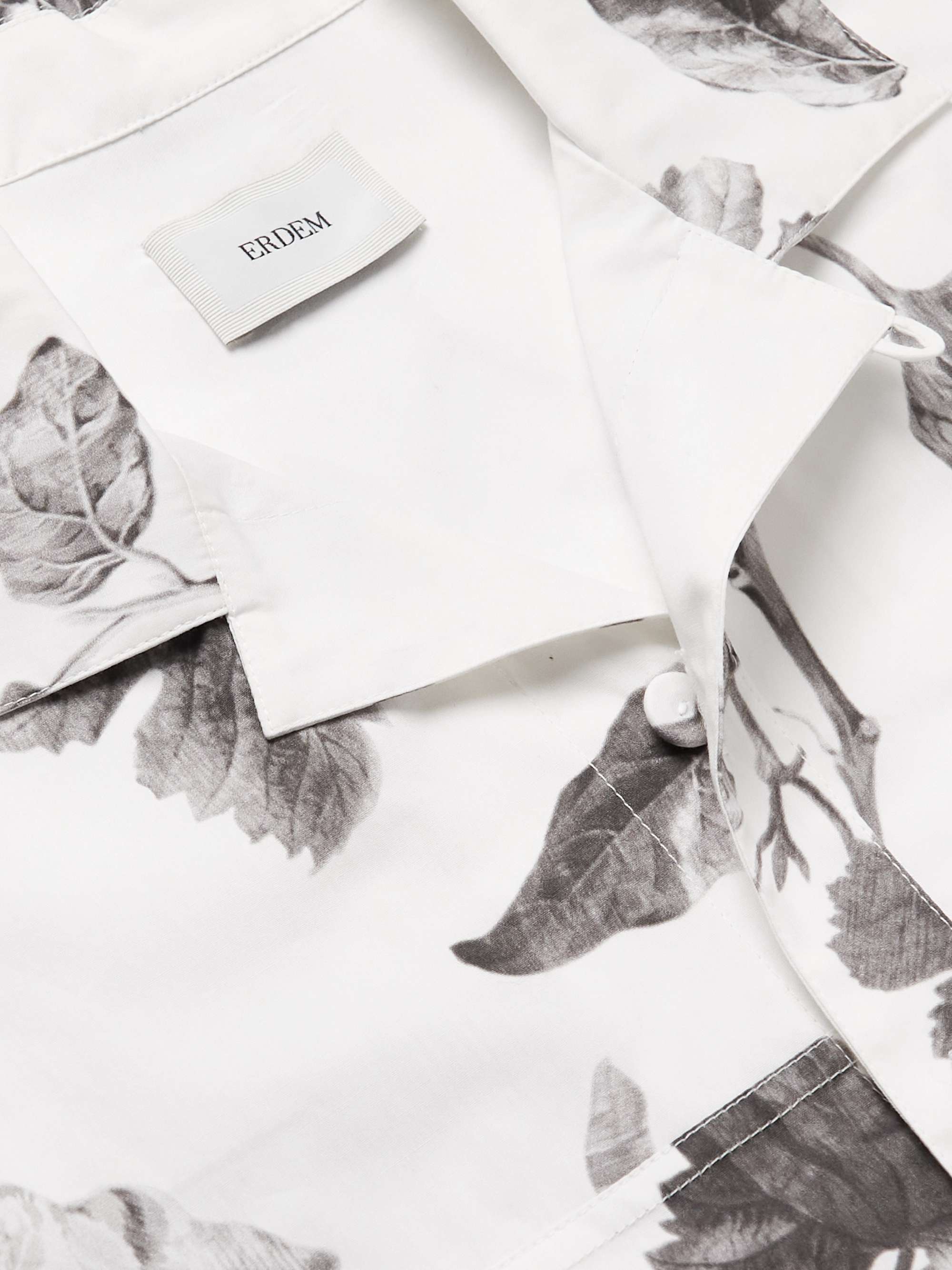 ERDEM Philip Printed Cotton-Poplin Shirt