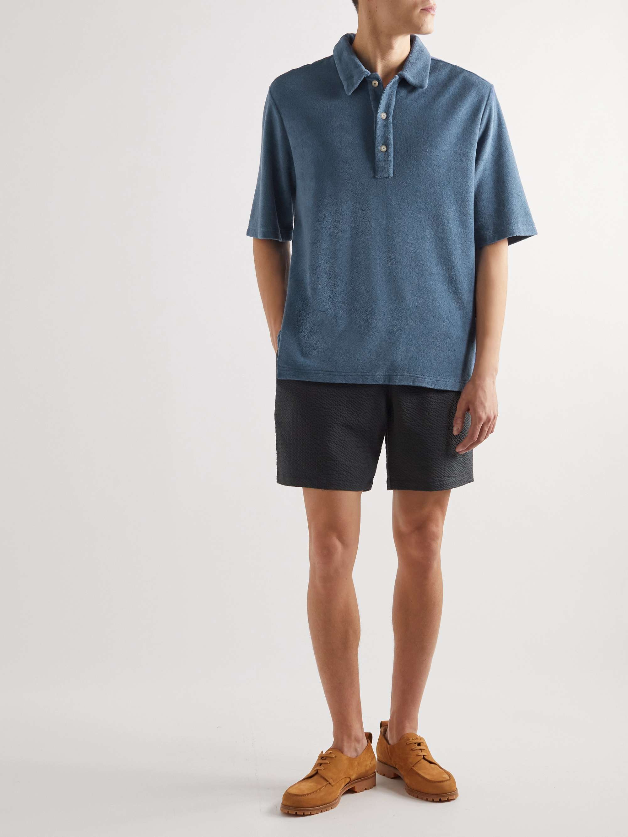A KIND OF GUISE Organic Cotton-Terry Polo Shirt for Men | MR PORTER