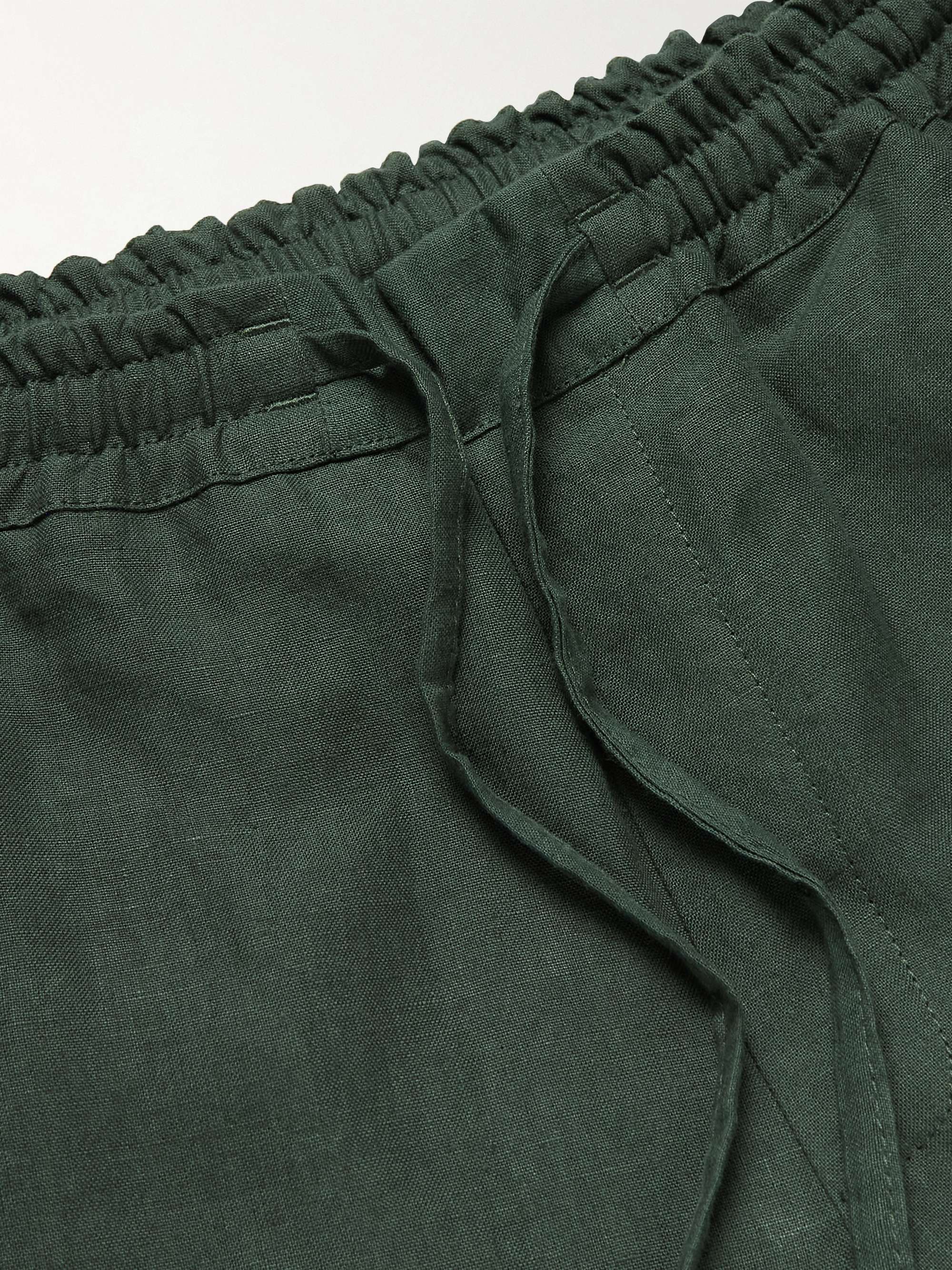 A KIND OF GUISE Samurai Straight-Leg Linen Drawstring Suit Trousers